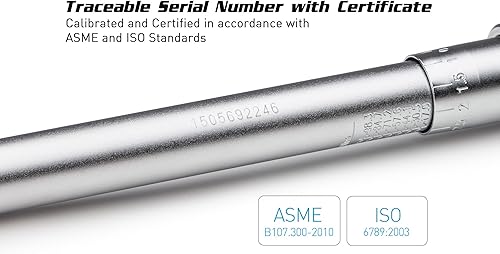 Miniatura 3 de Capri Tools 3120020150pulgadas llave dinamométrica industrial, chapado en cromo mate.