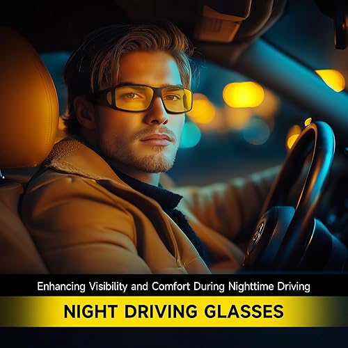 Miniatura 2 de Lentes de visión nocturna para hombre, lentes polarizados antideslumbrantes para conducción nocturna profesional para mujer