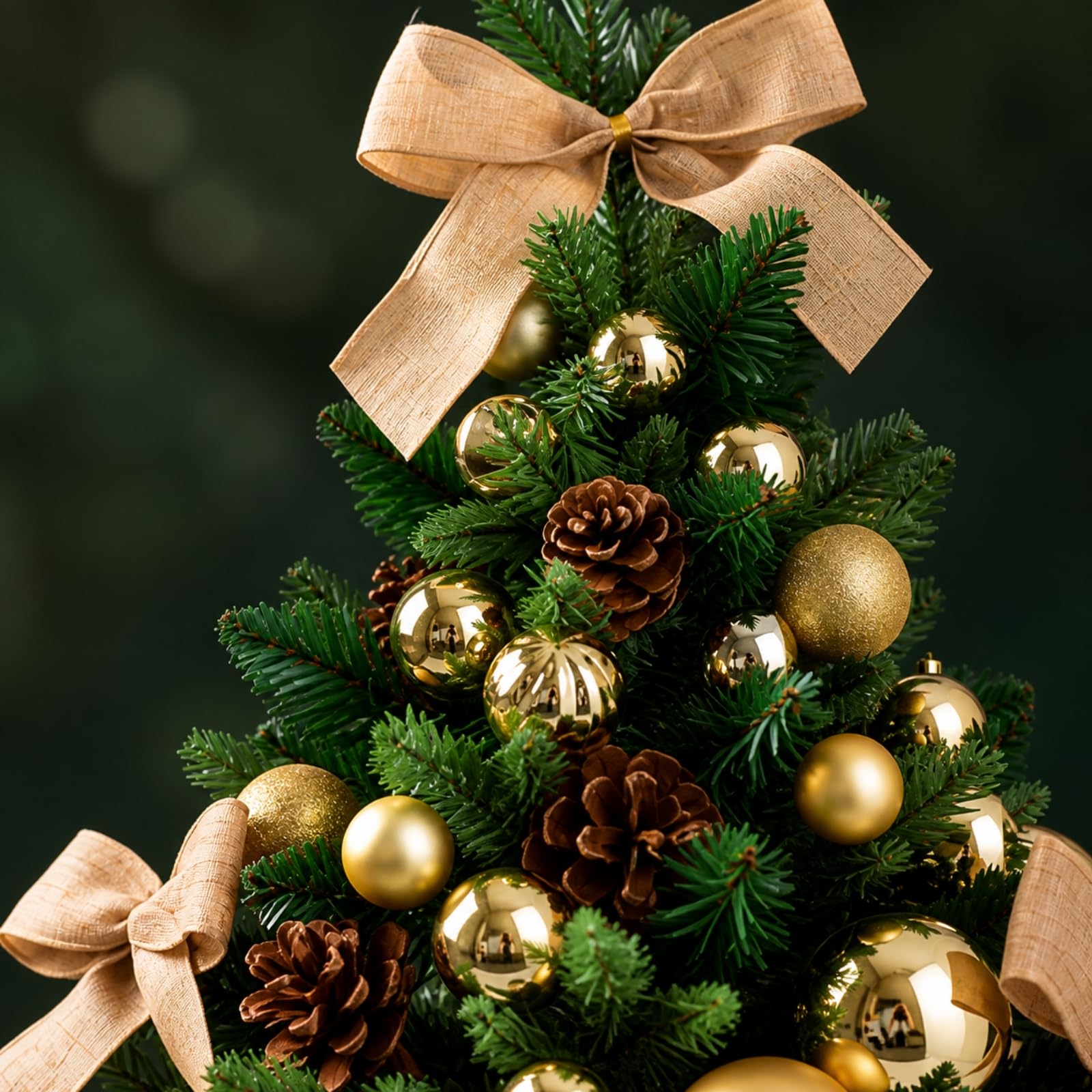 Albero di Natale Artificiale Predecorato, 60 Cm