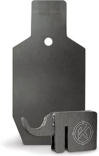 KRATE Tactical AR500 12â€™â€™ Torso Steel Shooting Target â€“ 3/8â€ â€“ Made in The USA â€“ with Elephant T-Post Target Hanger