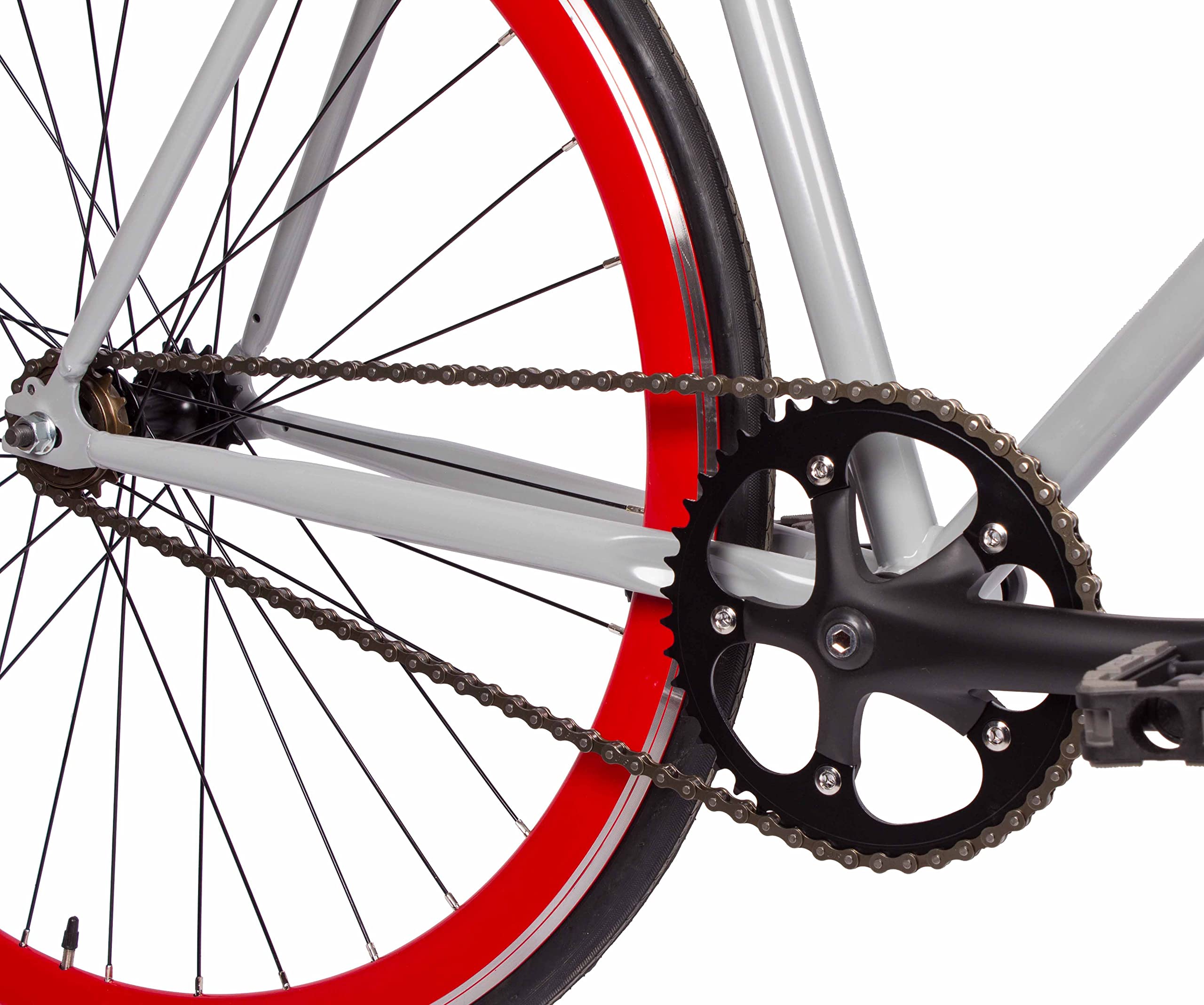 Kamikaze Bicicleta SS Fixie/Single Gris/roja…