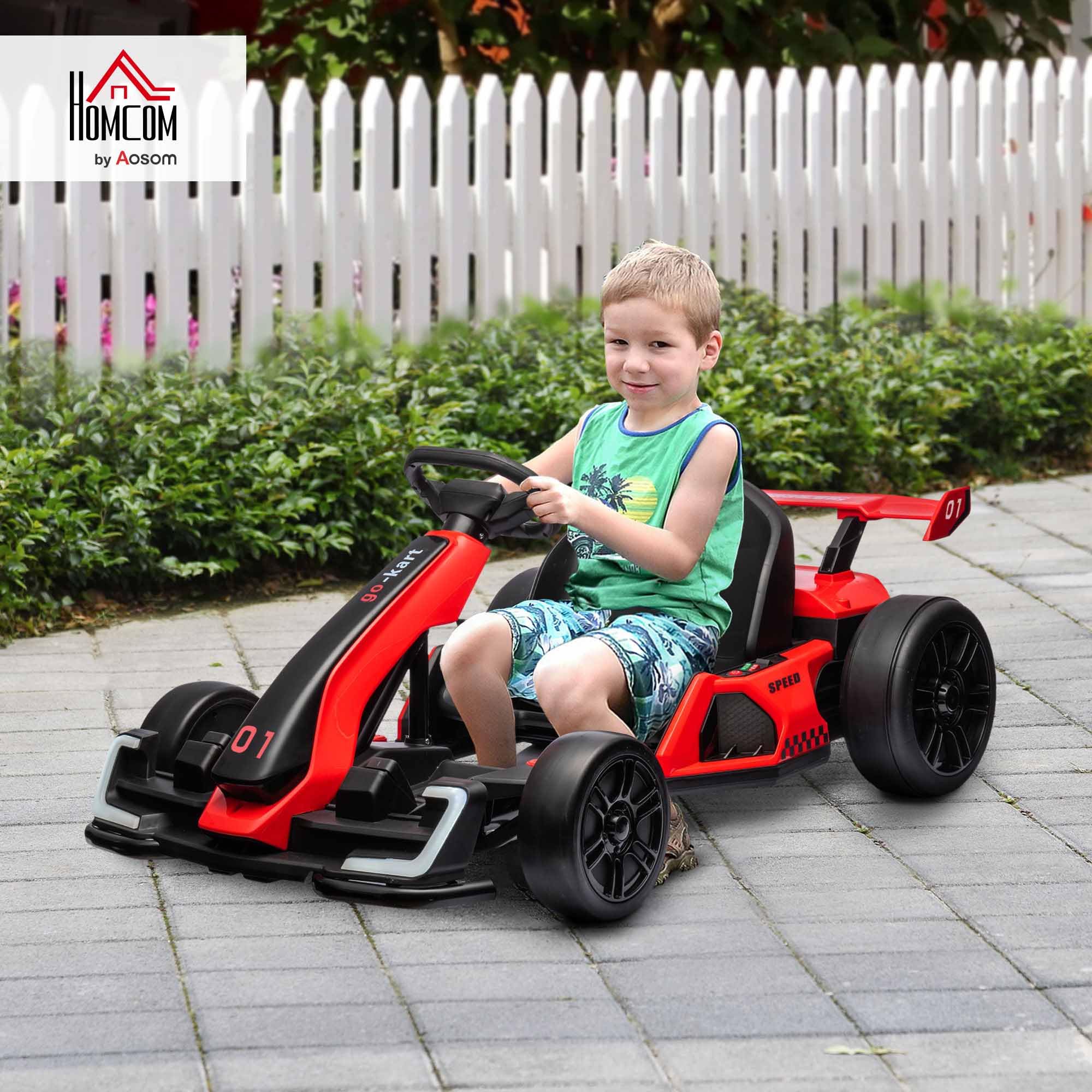 GOPLUS 24 V elektrische skelter voor kinderen, aandrijfwagen met