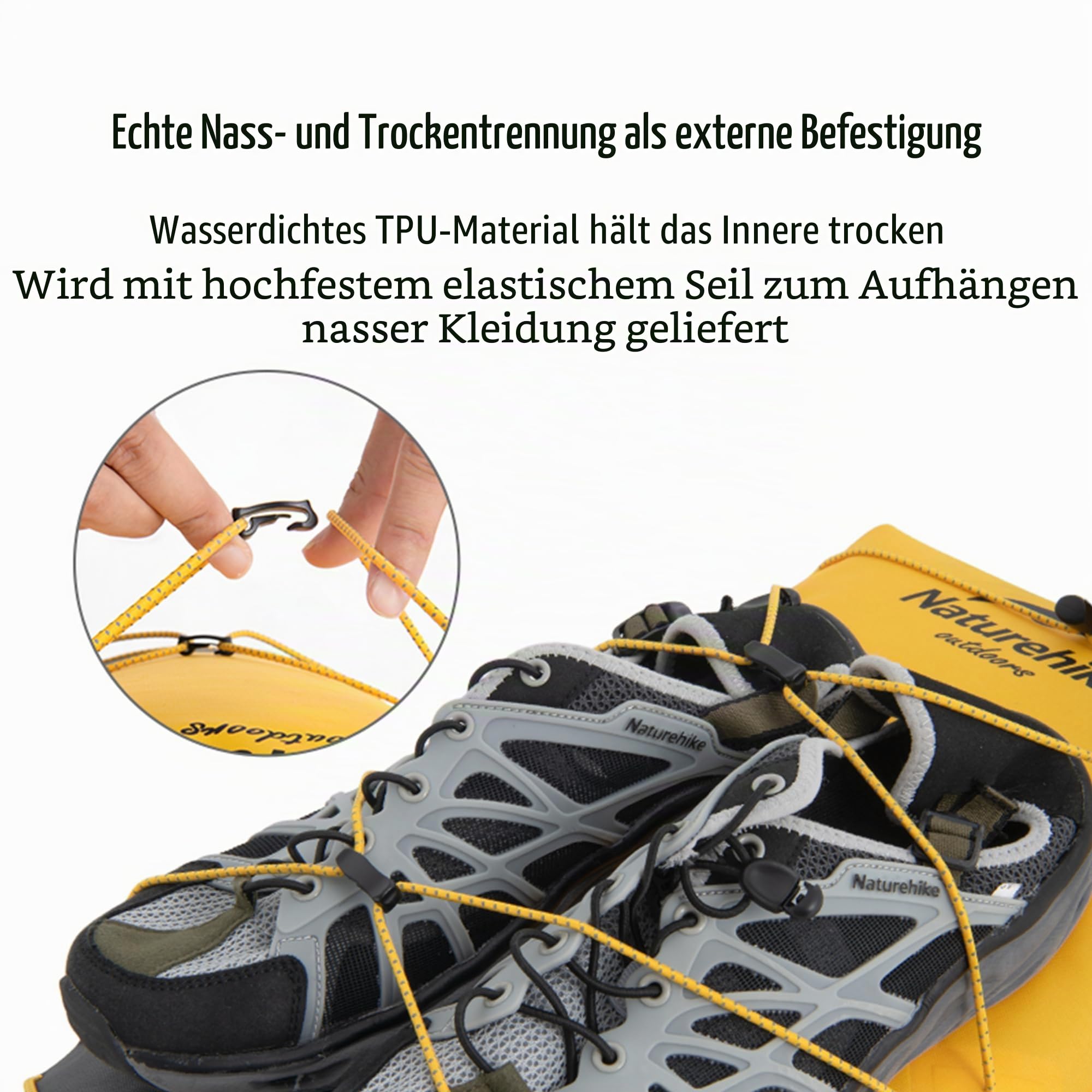 Naturehike Wasserdichter Rucksack für Herren, Wanderrucksack, wasserdichter Outdoor-Tagesrucksack, leicht, Camping, Reisen, 20L/30L/40L