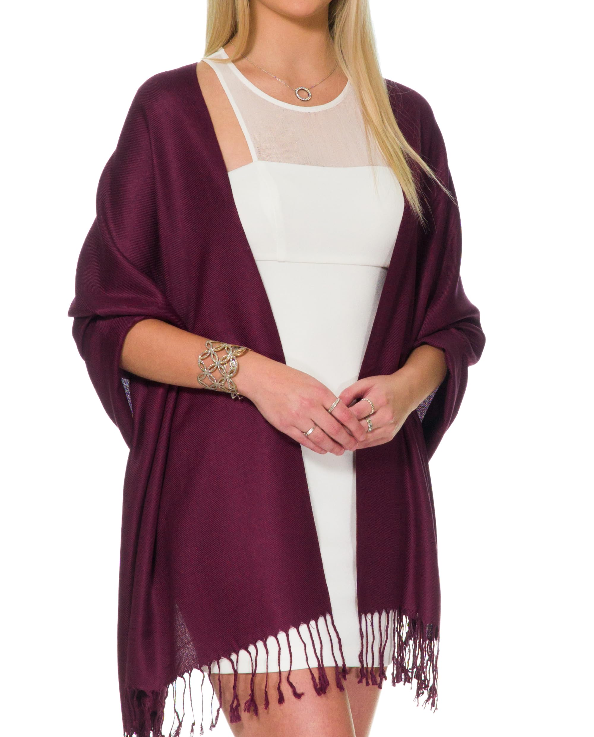 Pashmina Shawls and Wraps for Evening Dresses, Large Soft Pashminas Wedding Shawl