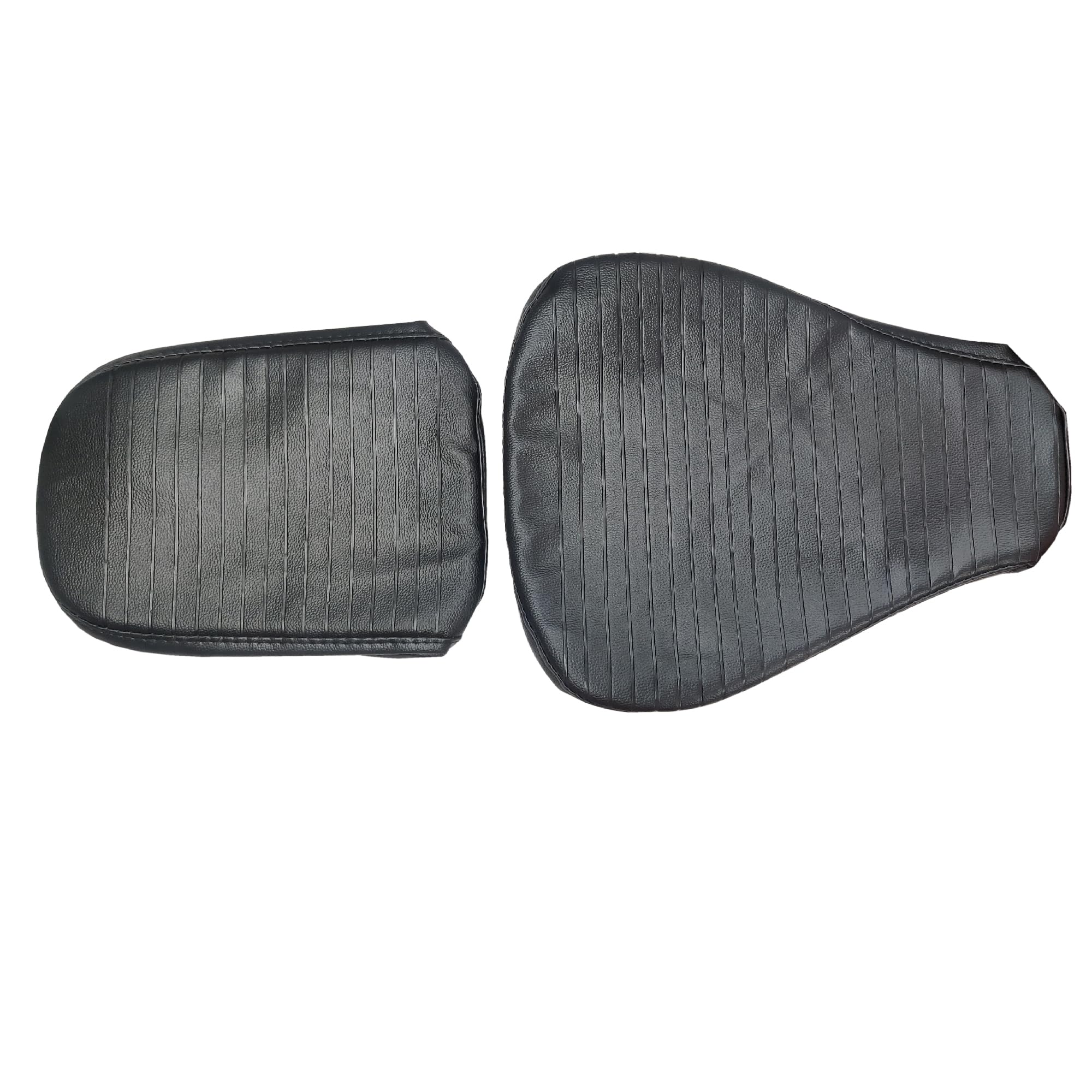Rexine Soft Seat Cover Black Prime Quality for (RE Meteor 350)-image-44