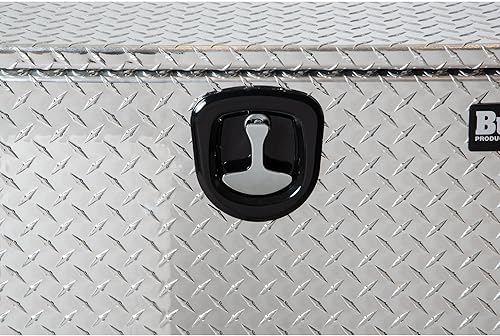 Vista 41 de Buyers Products 1705102 - Caja de herramientas para debajo del cuerpo de camión de aluminio de rosca diamantada, 18 x 18 x 14 pulgadas, fabricada