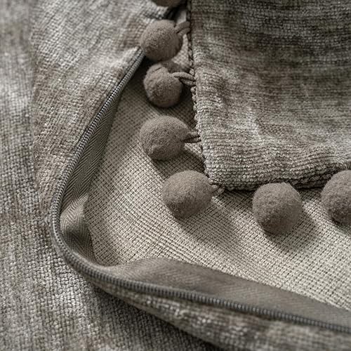 Miniatura 7 de HWY 50 Juego de 2 fundas de almohada decorativas de color azul marino de 16 x 16 pulgadas para sofá y cama de sala de estar, de cachemira, suave,