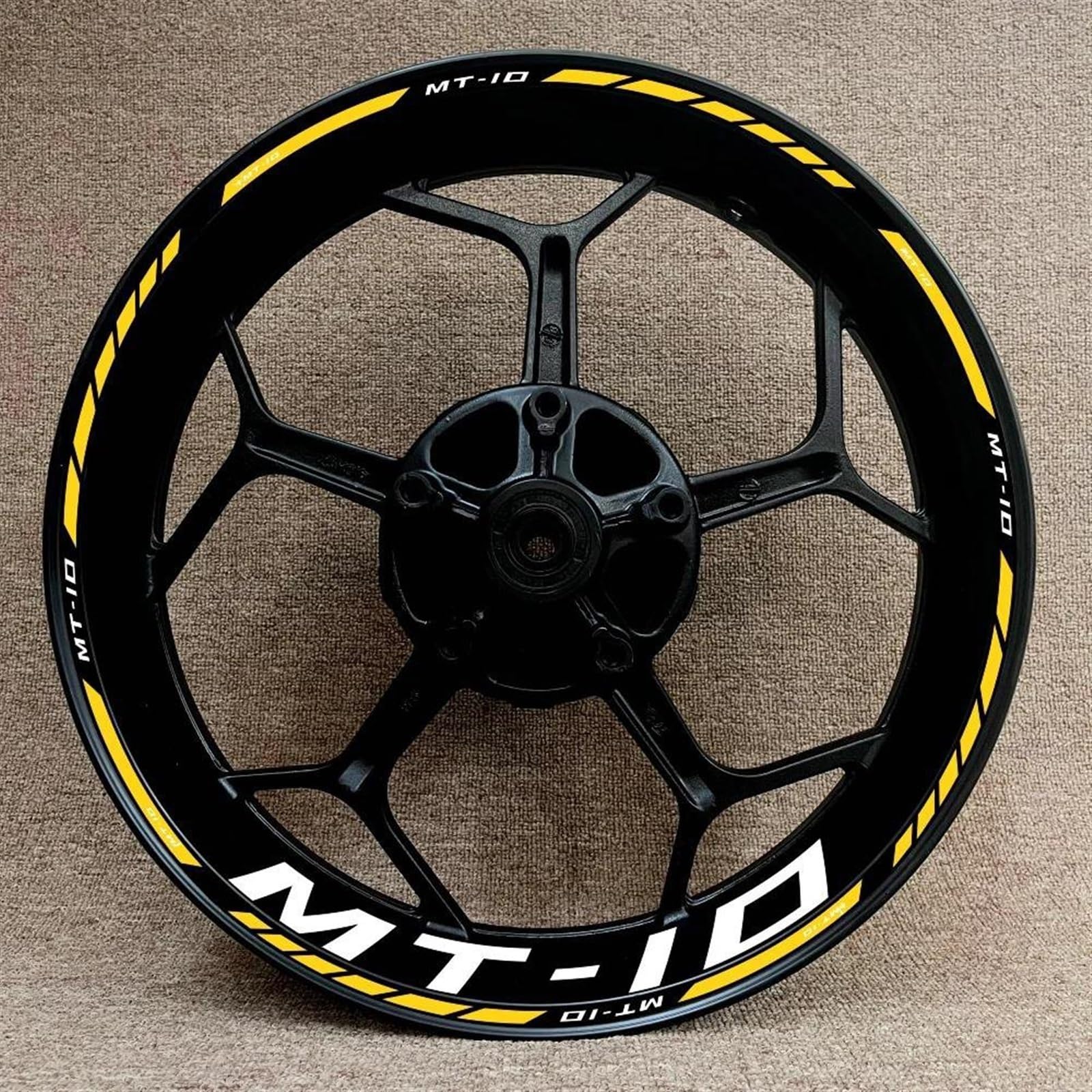 Stickers Motorcycle Accessories Reflective Rim Edge Stripes Wheel Stickers for MT-10 Mt10(Style 26)