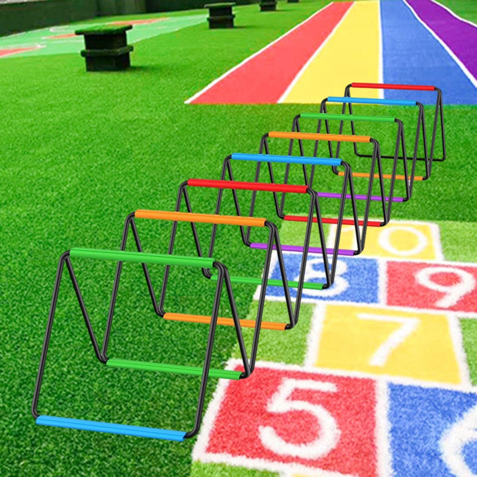 Escalera de Agilidad: Equipo de Entrenamiento de Agilidad Que Mejora La Coordinación, La Velocidad en El Fútbol, Saltos con Vallas para Rugby, Deporte, 16 Rejillas