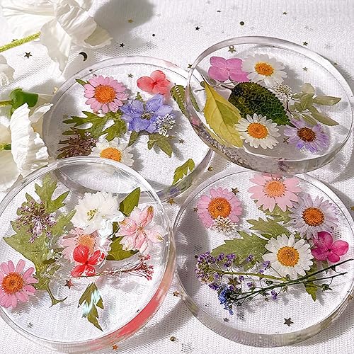 Miniatura 2 de Moldes de resina de 6 cavidades, posavasos redondos profundos, moldes de silicona para resina de 4 pulgadas de diámetro, moldes epoxi