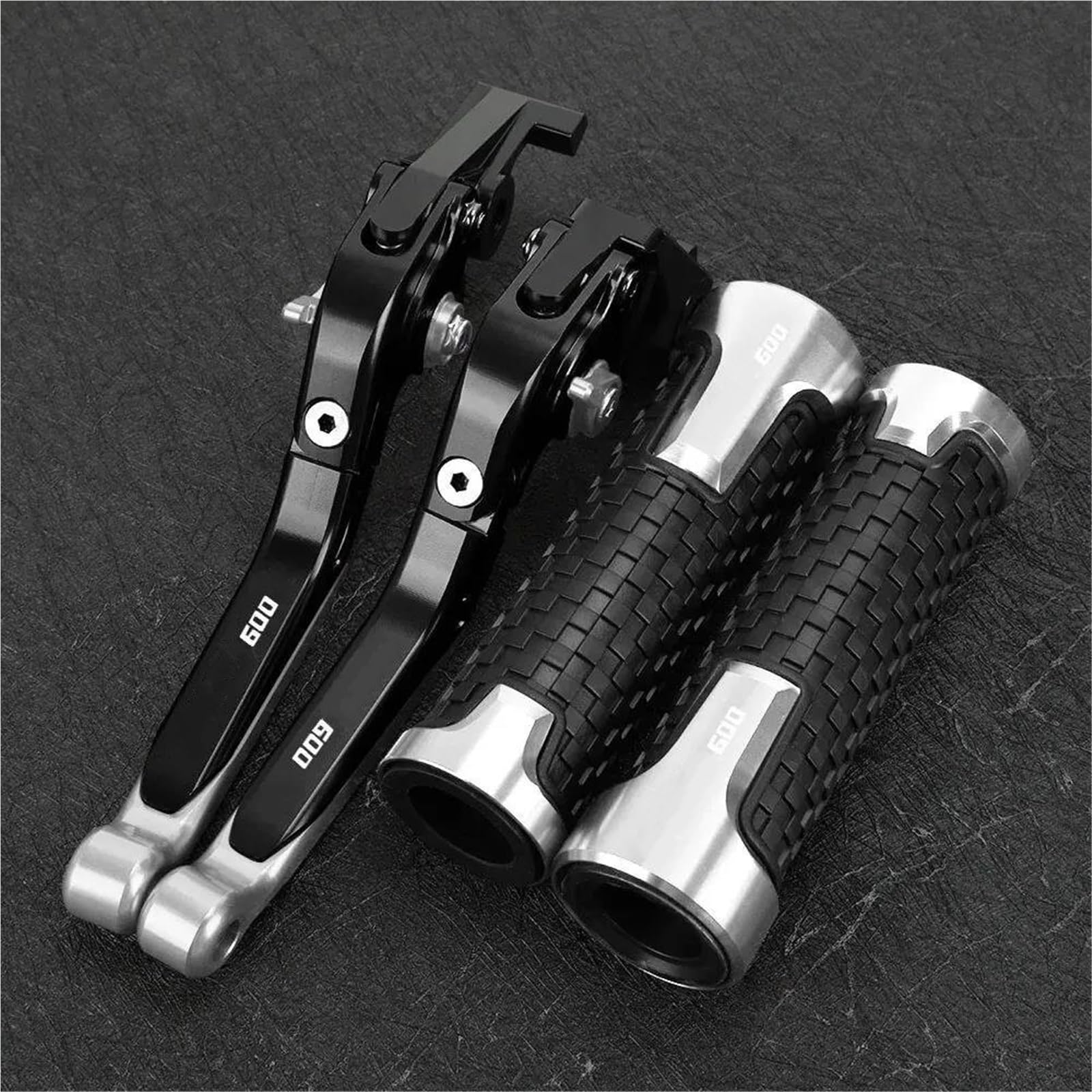 Tgvselpj Black1 Motorcycle Part 7/8" 22Mm Folding Extendable Brake Clutch Levers Motorcycle Accessories Parts Adjustable Handle For H-Onda Cbr600f 1991-2007(Black1)