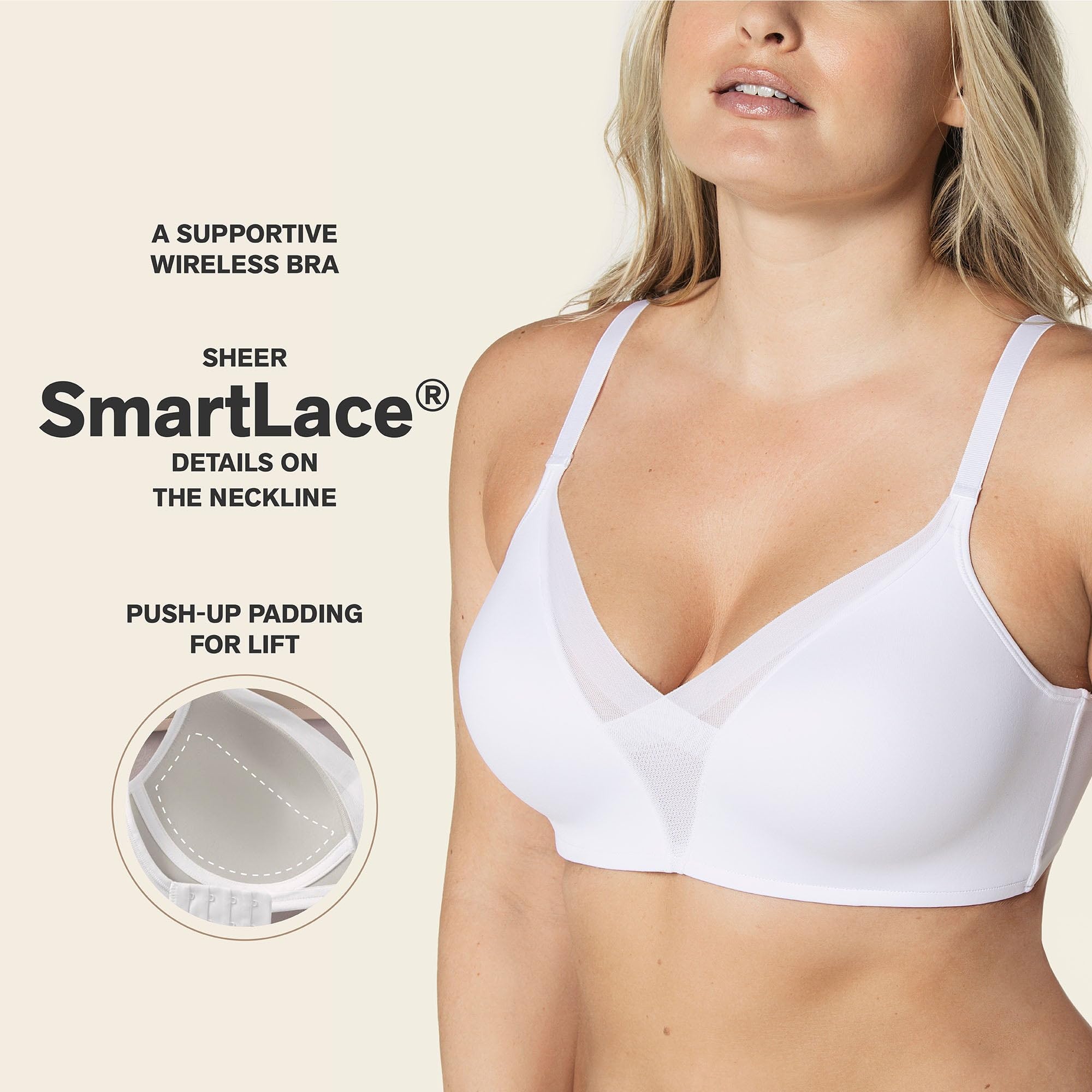Leonisa Sujetador sin aro de Push up Alto Incorporado Magical Bra