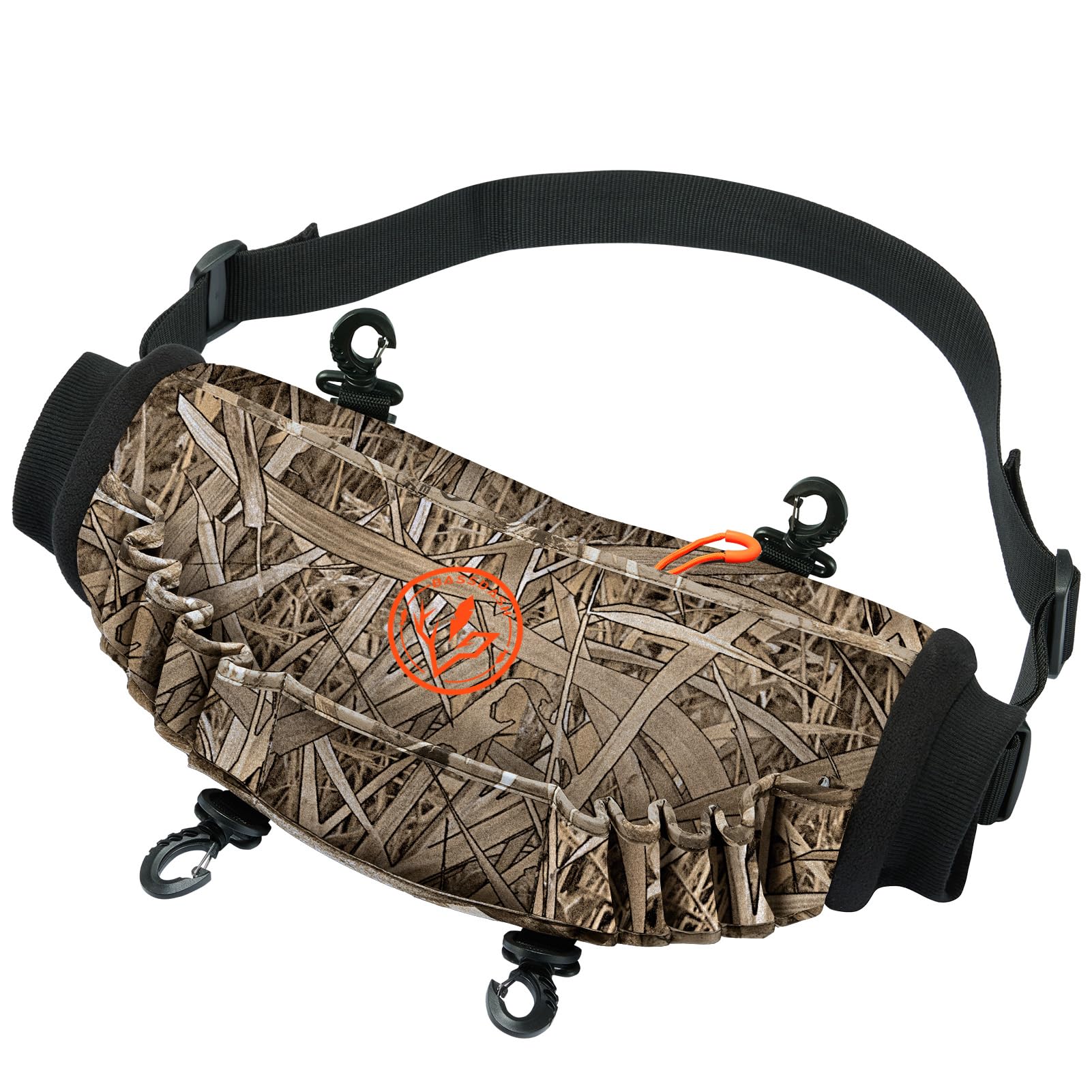 Bassdash Camo Hunting Muff Insulated Fleece Lined Hand Warmer Outdoor Windproof Water Resistant