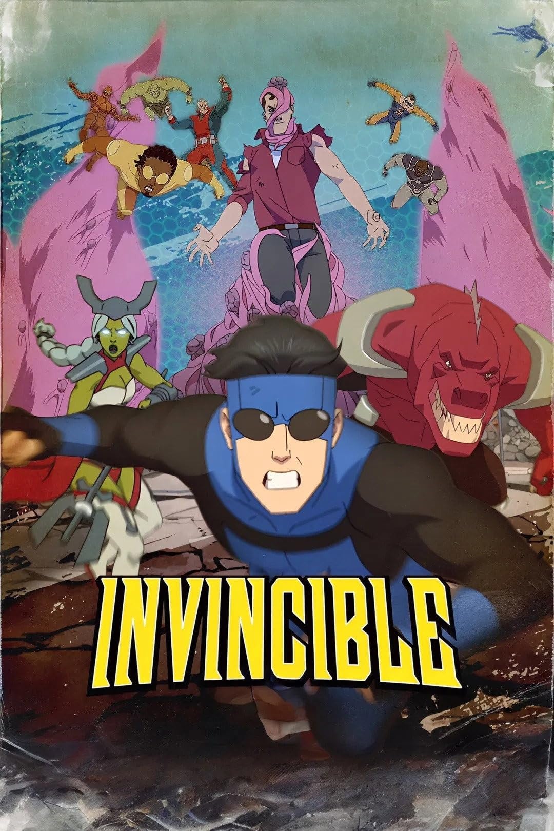 INVINCIBLE (2021) Series Poster Design (Design 8, A2)