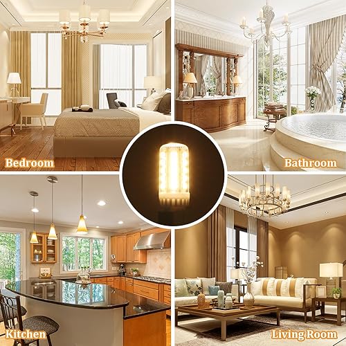 Miniatura 5 de LEDEPLY Bombilla inteligente WiFi G9, RGBCW, 3.5 W  40 W, compatible con Alexa Google Home, regulable, blanco sintonizable (2700 K-6500 k), control