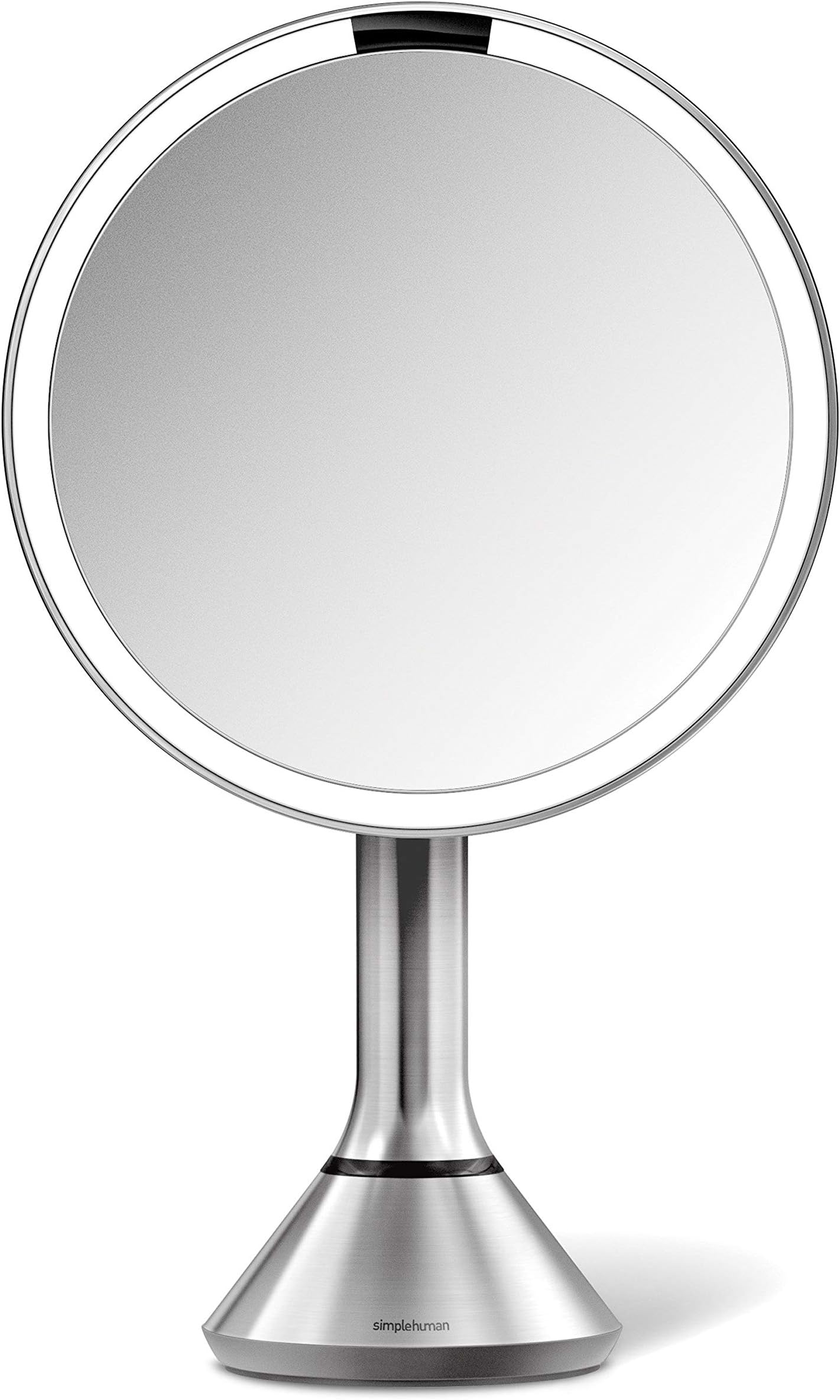 simplehuman 8" Pro Round Sensor Makeup Mirror 5X + 10x