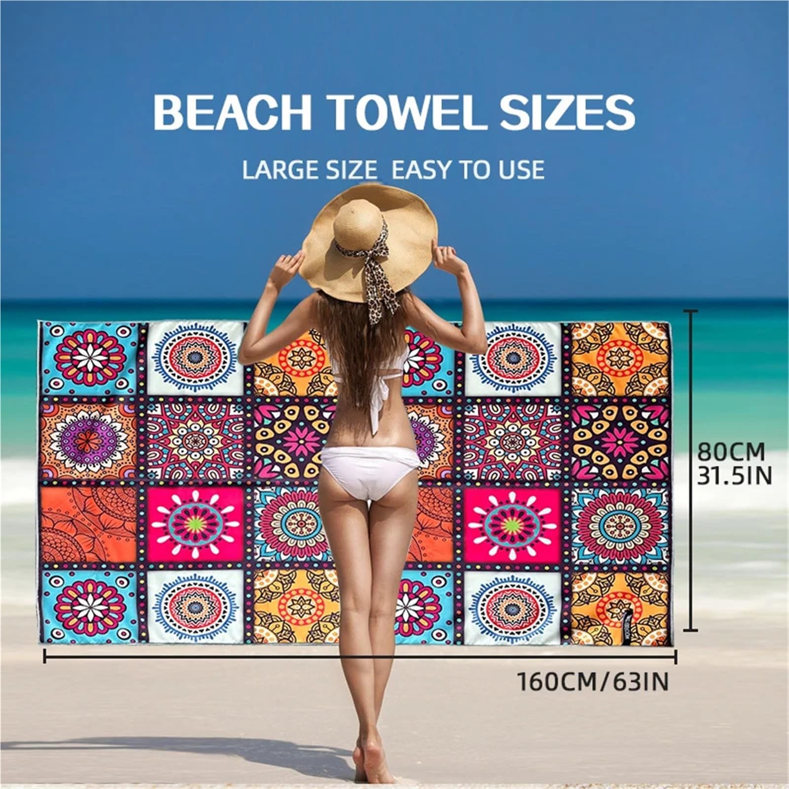 Serviette De Plage Serviette De Plage Anti-Sable