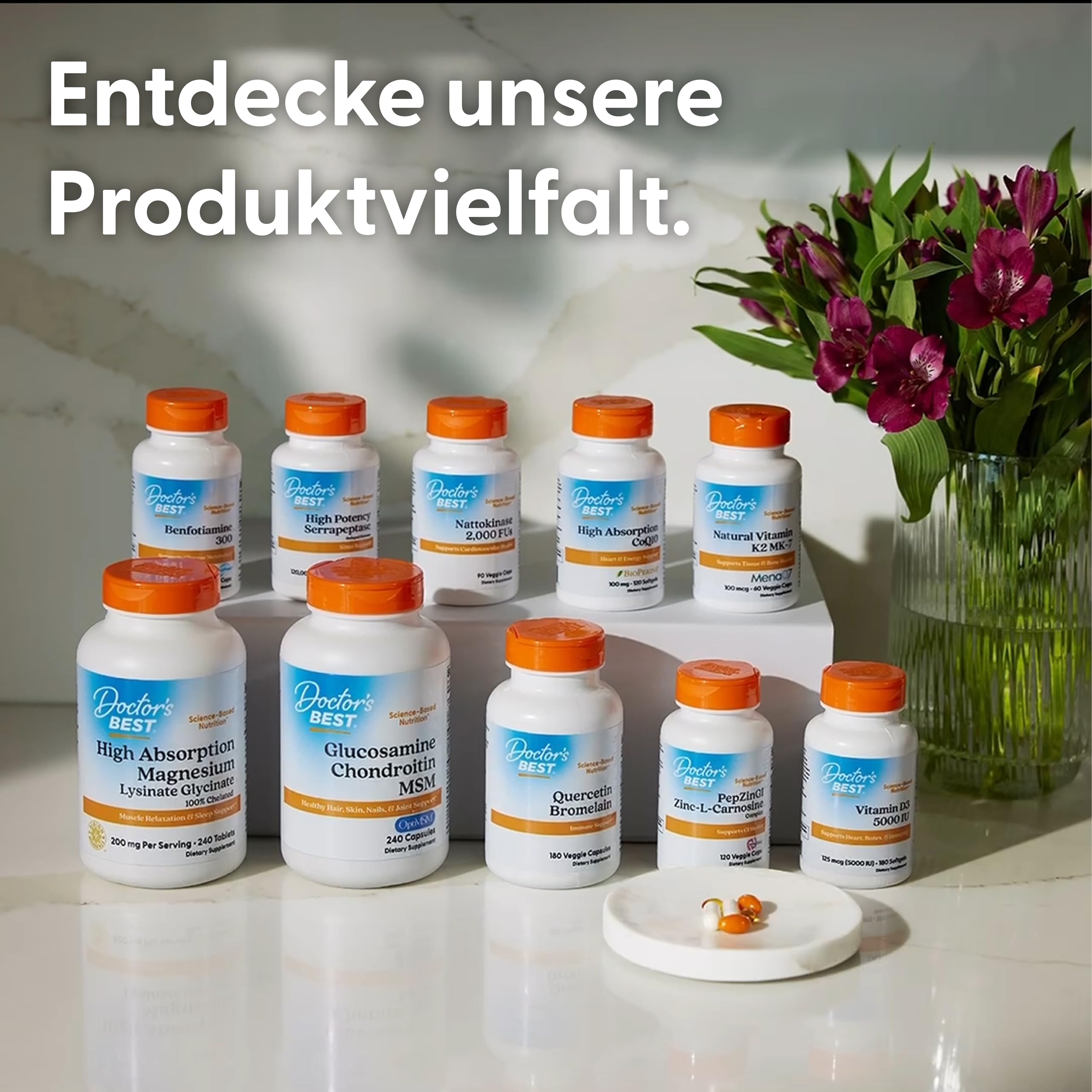 Doctor's Best, High Absorption Curcumin, 500mg, 120 Kapseln, Laborgeprüft, Kurkuma, Glutenfrei, Sojafrei, Ohne Gentechnik