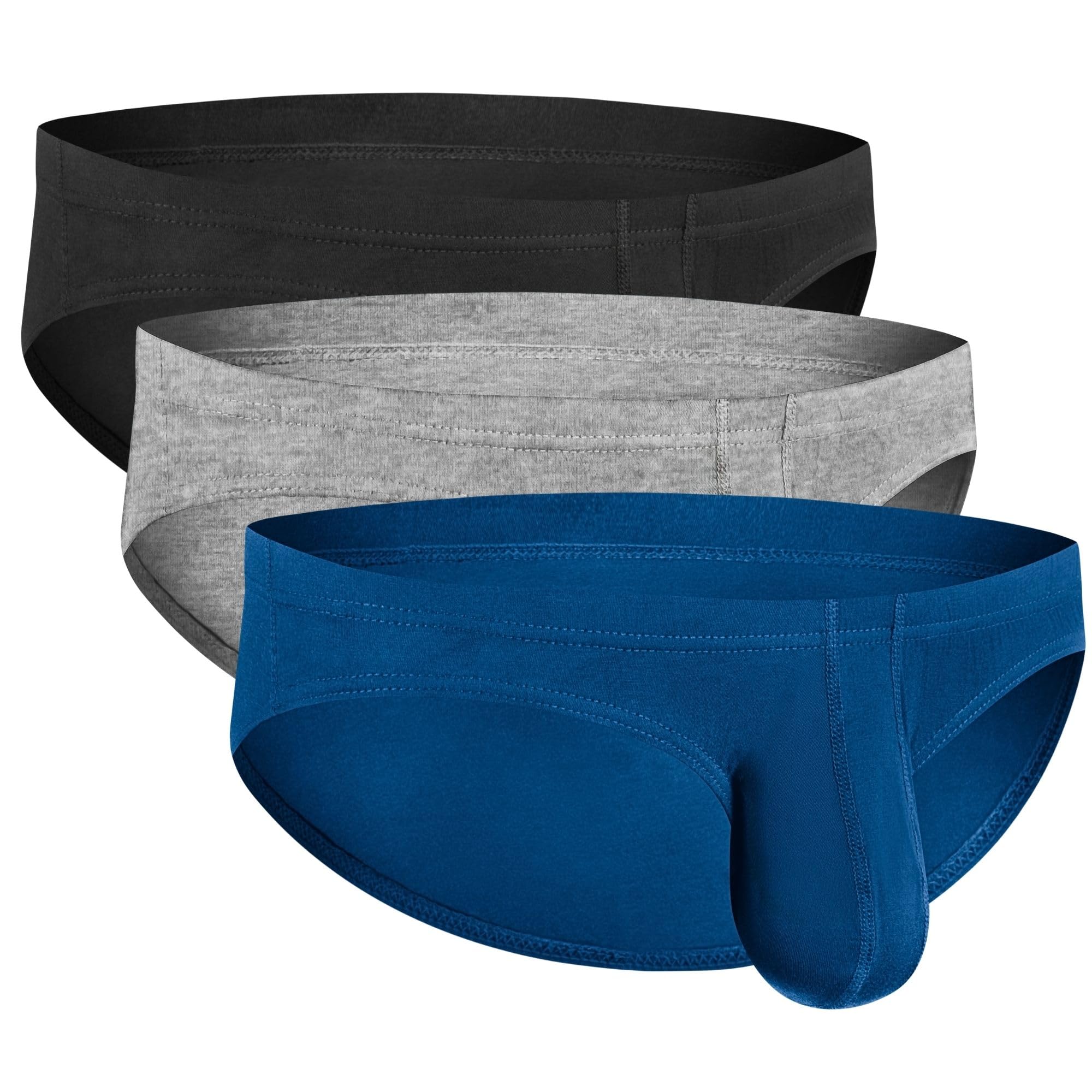 RM Real Men Men's Real Men Boxer Brief Modal Pouch D 3 Pack Boxer Briefs (pack of 3)