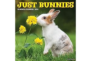 Just Bunnies 2024 Calendar: Enjoy 12 Months of Bunny Bliss