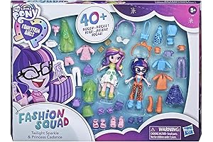 My Little Pony Equestria Girls Fashion Squad Twilight Sparkle and Princess Cadance Mini Doll Set