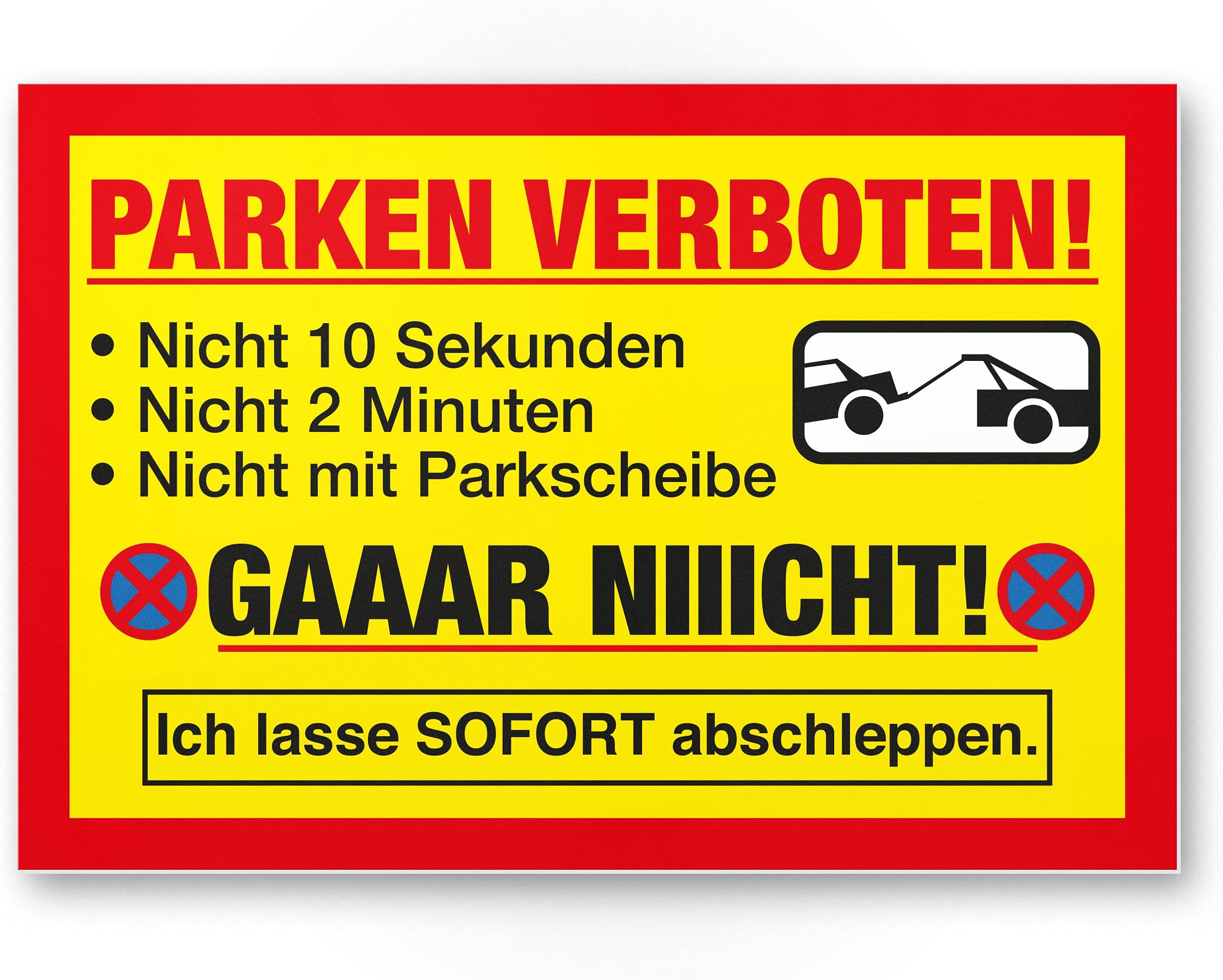 Schraffierte Parkverbotsschild Parken Wieviel Kostet Es www.amazon.de
