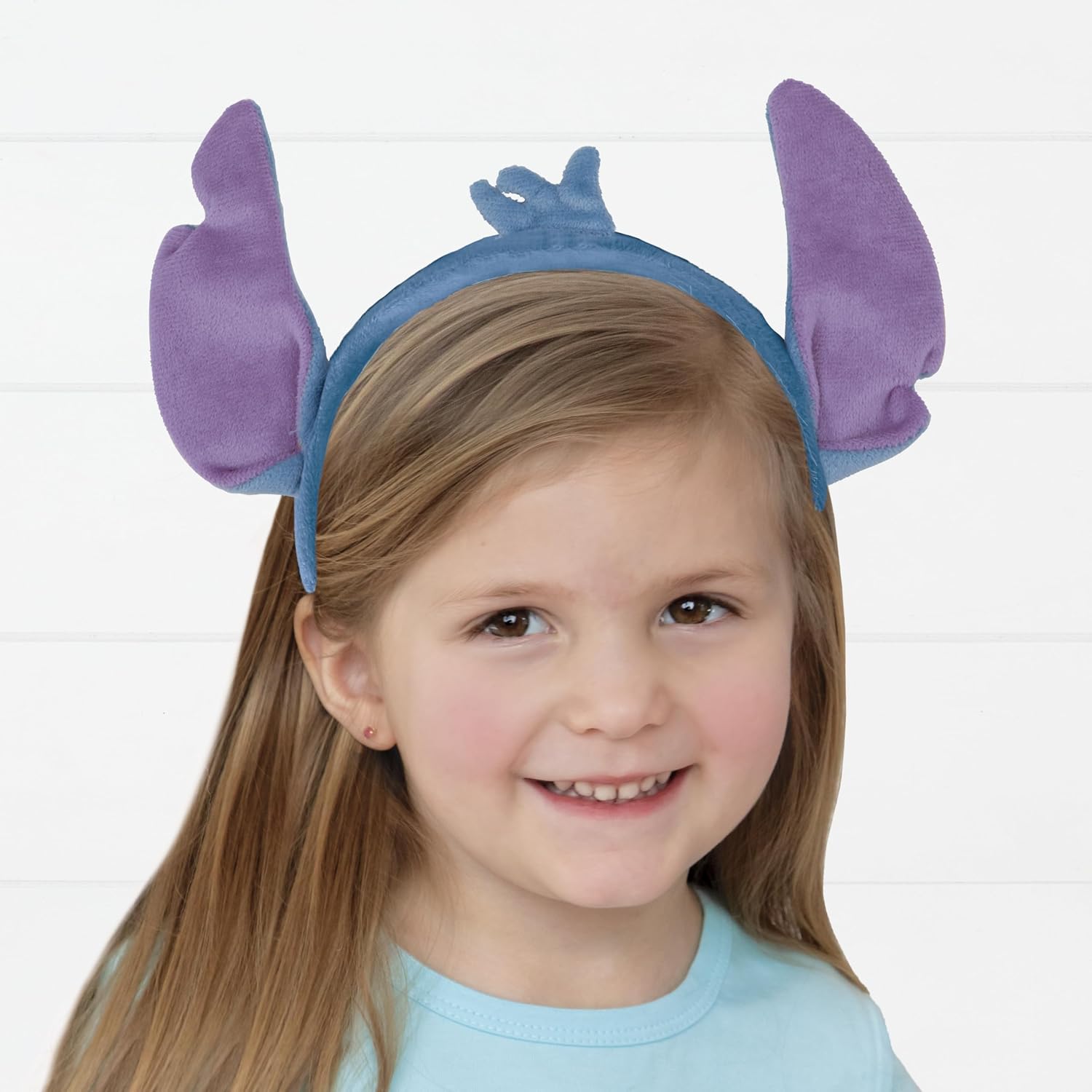 Unique Disney Lilo & Stitch Blue Headband with Adorable Stitch Ears - (1 Pc.) - Perfect for Kids & Adults - Ideal for Theme Parks, Cosplay, and Everyday Wear