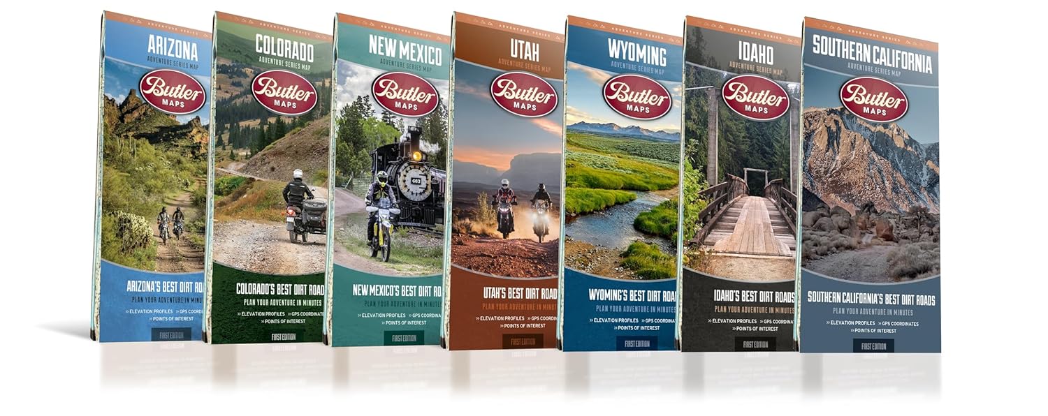 Adventure Series Collection - Arizona, Colorado, Idaho, New Mexico, Southern California, Utah, Wyoming Adventure Maps