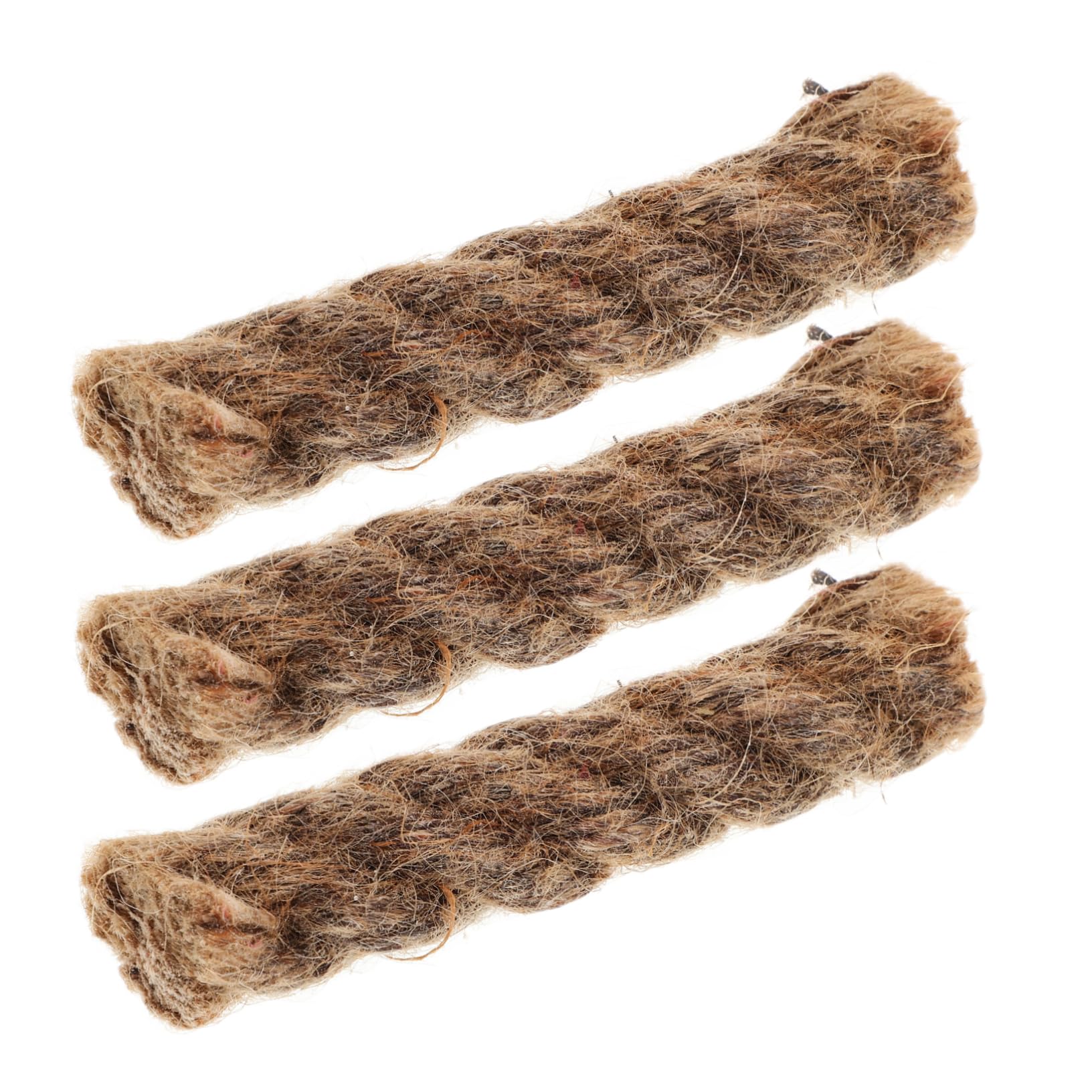 KICHOUSE 3pcs Fire Rope for Campfire Cooking Equipment Durable Jute Wick Refill for Outdoor Emergency Kit Portable for Camping Hiking Fishing