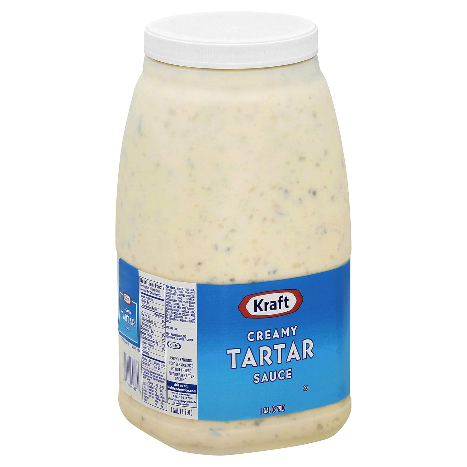 Sauce Kraft Creamy Tartar 4 Case 1 Gallon