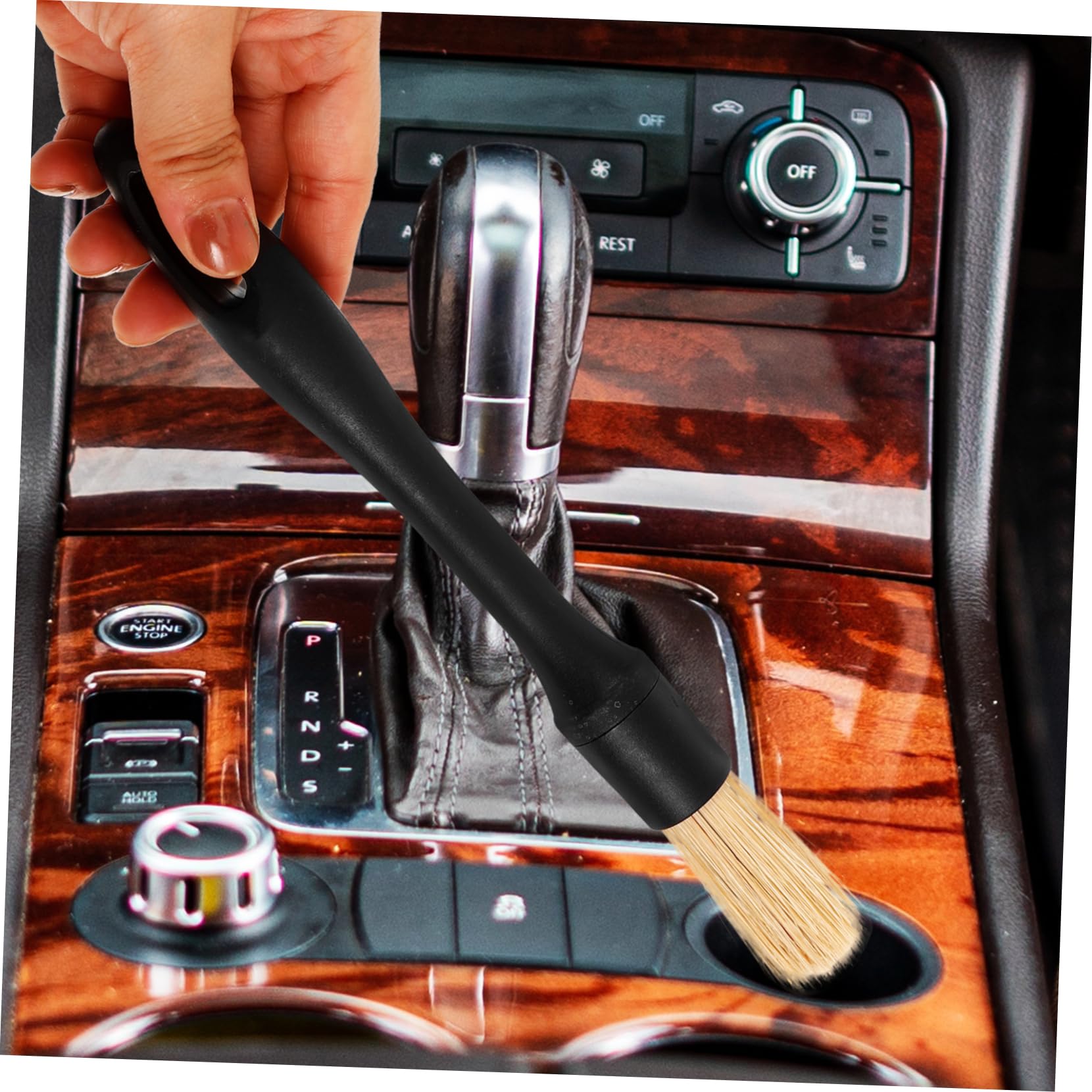 OUNONA 15 Pièces Outil de Nettoyage de Voiture kit de détails Fournitures de détail kit d'esthétique Automobile intérieur kit de décoration d'intérieur de Voiture détails de Voiture Abdos
