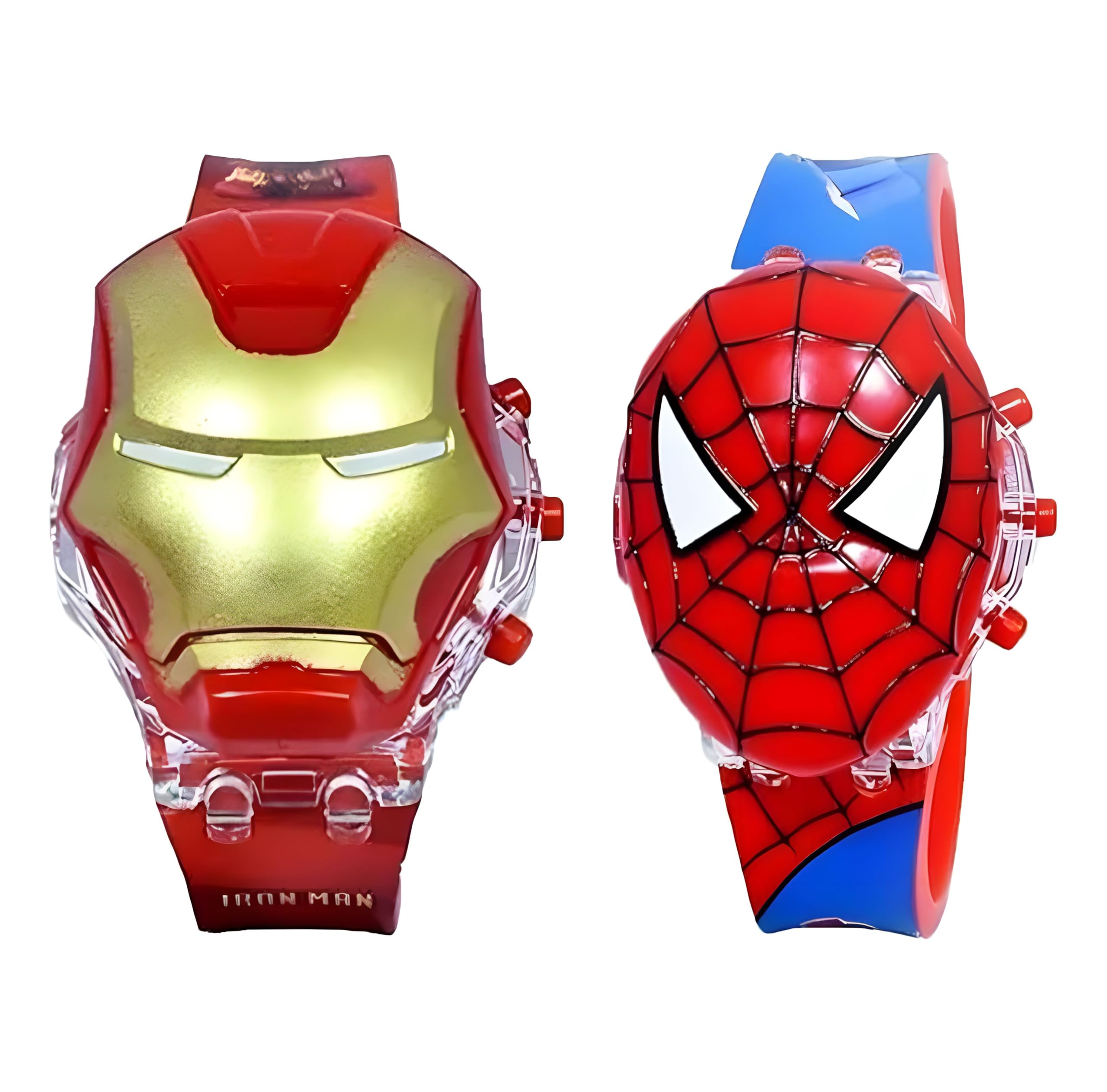 ALNA-TURA Marvel Avengers Kids Digital Watch Pack of 2 - Iron Man and Spider-Man, Watch For Kids Boys, Childrens Watch,LED Watch, Digital Watch For Kids Boys,LED Watch For Kids (AGE 3 To 10 Years) (B0CCMPLPZR) Amazon Price History, Amazon Price Tracker
