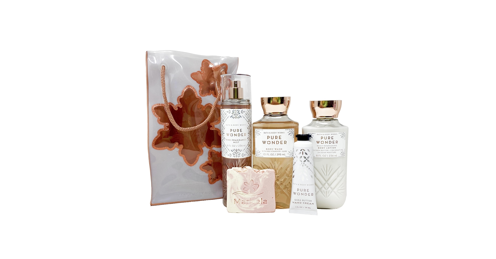 Amazon.com: Bath & Body Works Pure Wonder - Gift Bag Set