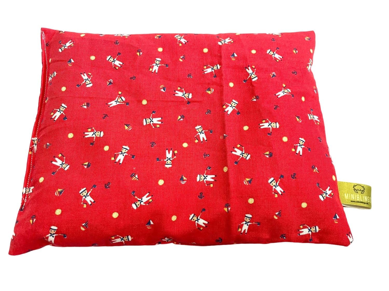 Coussin aux herbes Miniblings pour le froid 24x20 cm rouge