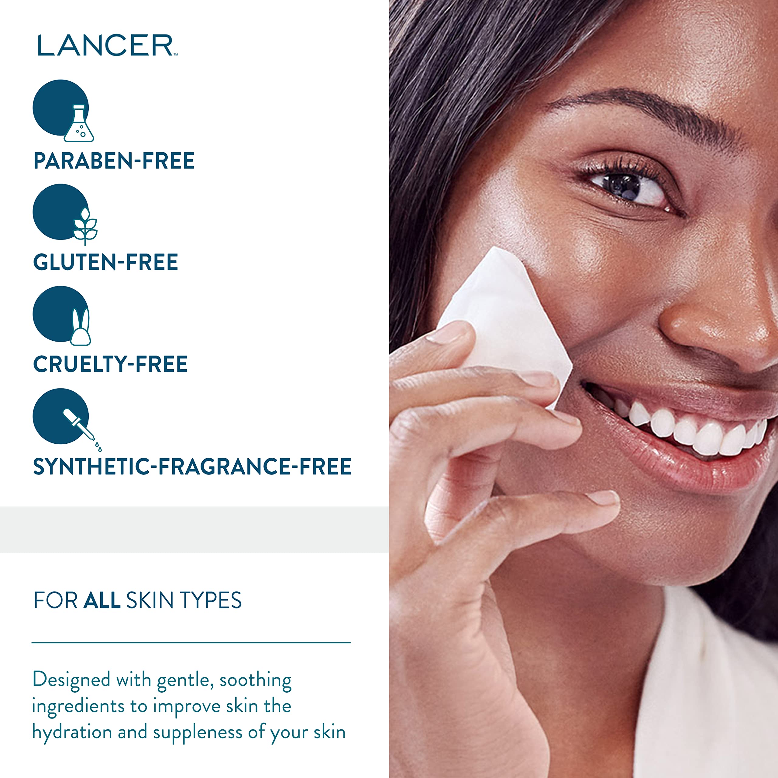 Lancer Skincare Sanfte Peeling-Pads.
