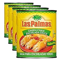Vista 13 de Las Palmas Salsa de enchilada Green Chile, mediana, 10 onzas (paquete de 24)