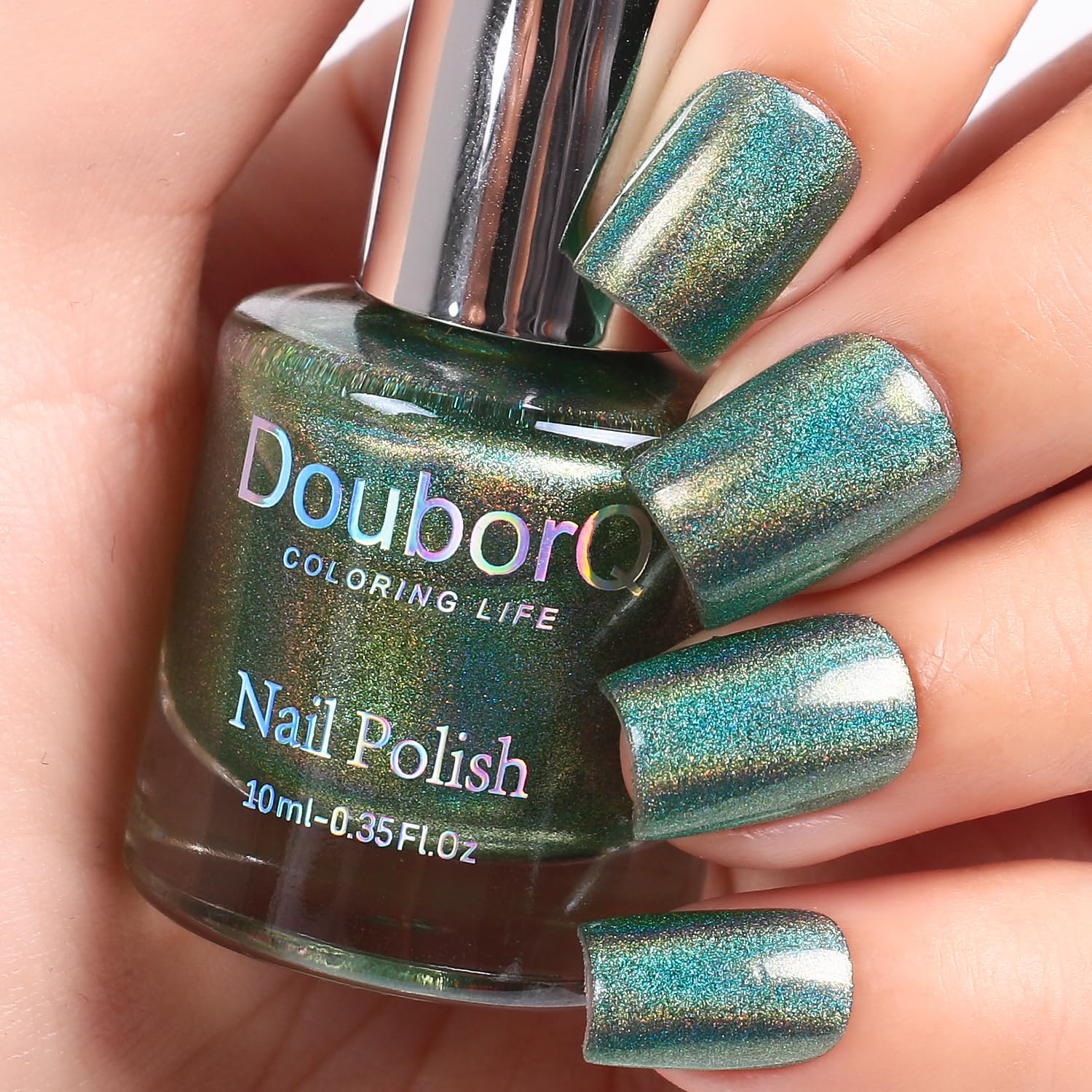 Major Dijit Quick Dry Nail Polish Glitter Summer Nail Lacquer for Nail Art Regular Nail Polish 0.35 fl oz.