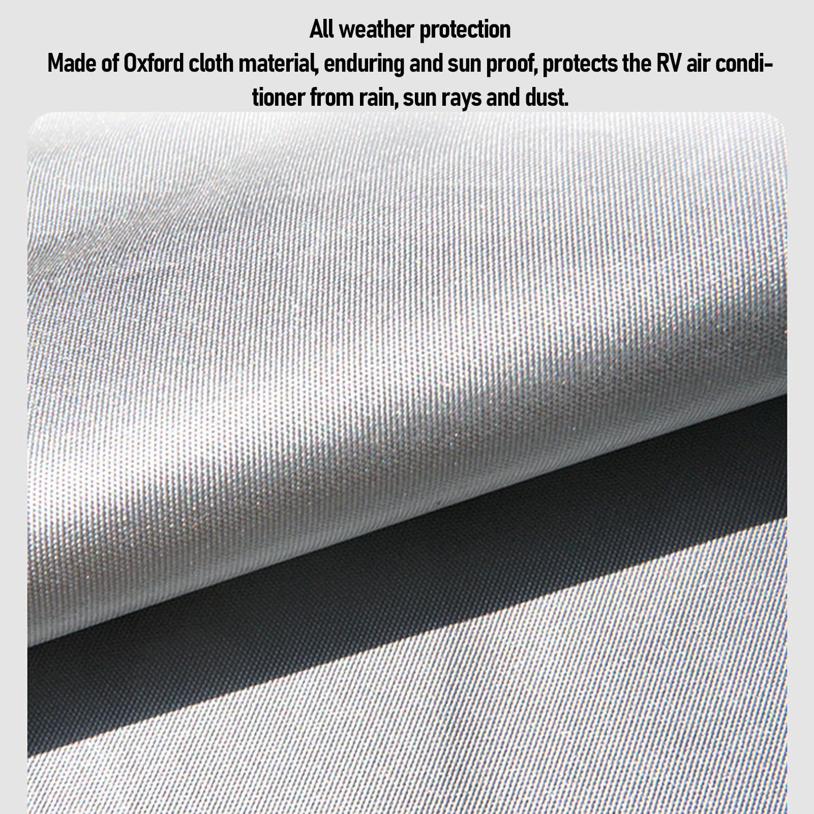 Cubierta de Aire Acondicionado para RV Impermeable, Protección para Techo de AC de Autocaravana, Funda Anti-UV y Antilluvia para Remolque de Viaje, Lona Exterior para Camping