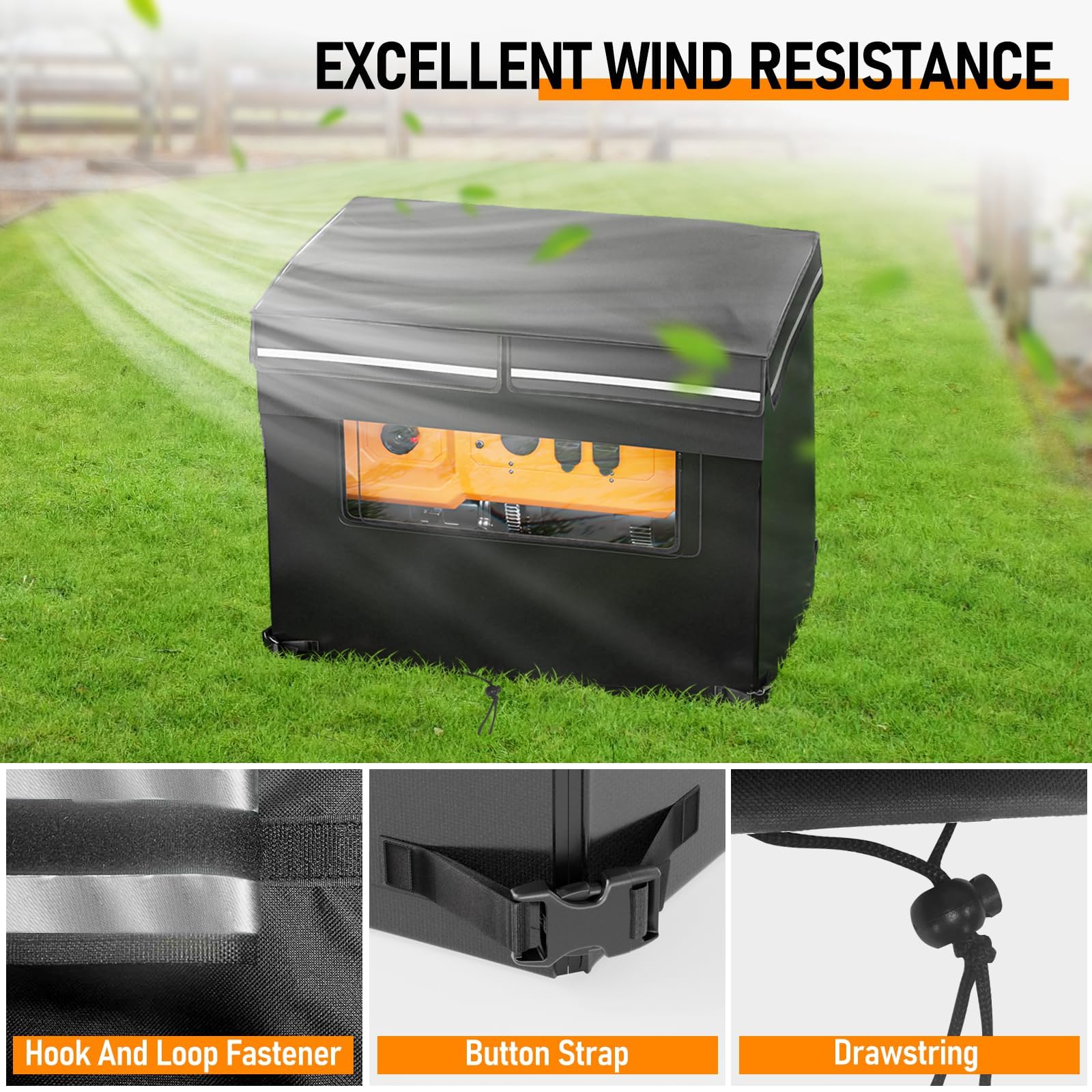Generator Covers While Running Waterproof, 32"L X 24"W X