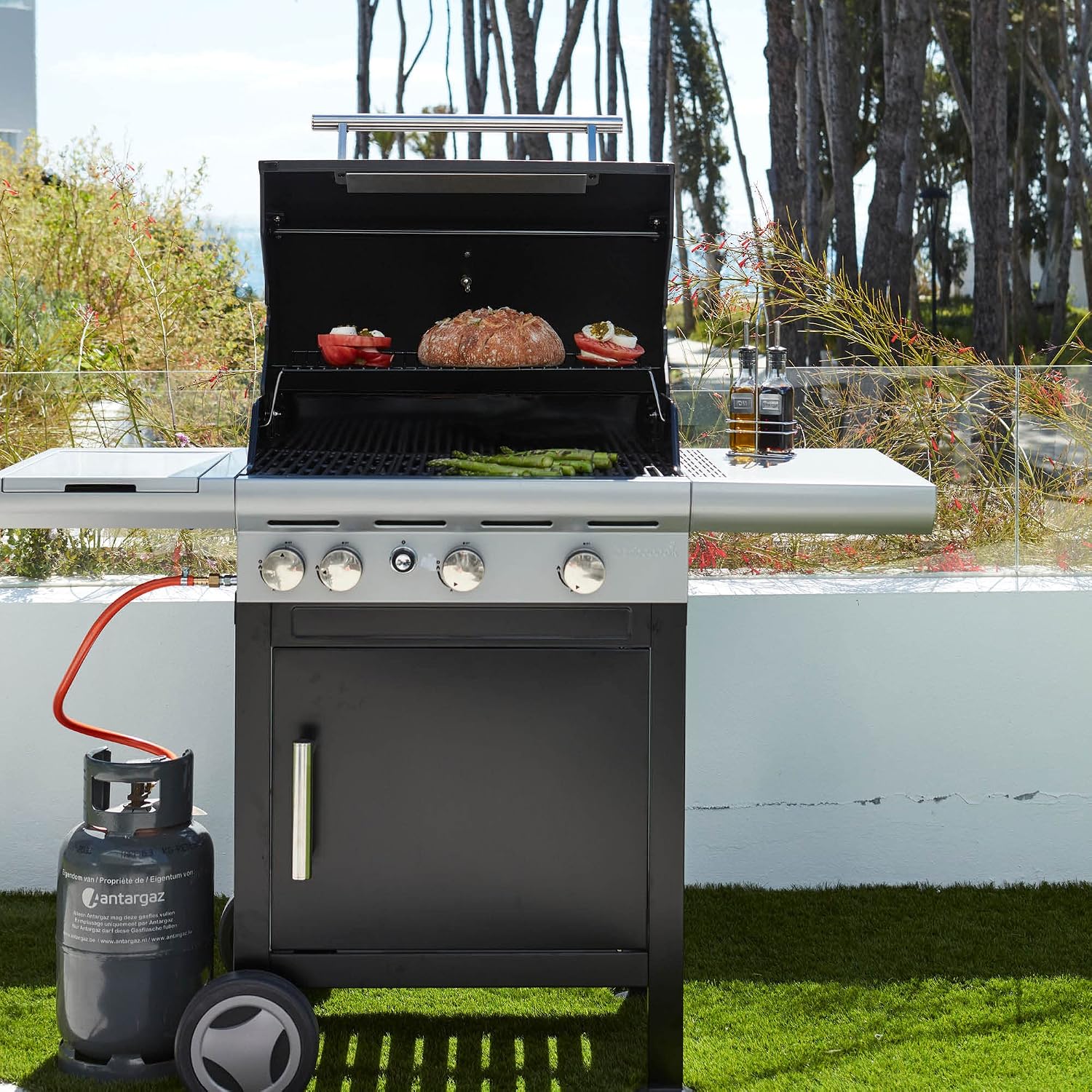 Barbecook Spring 3212 Gas Grill with gas tank