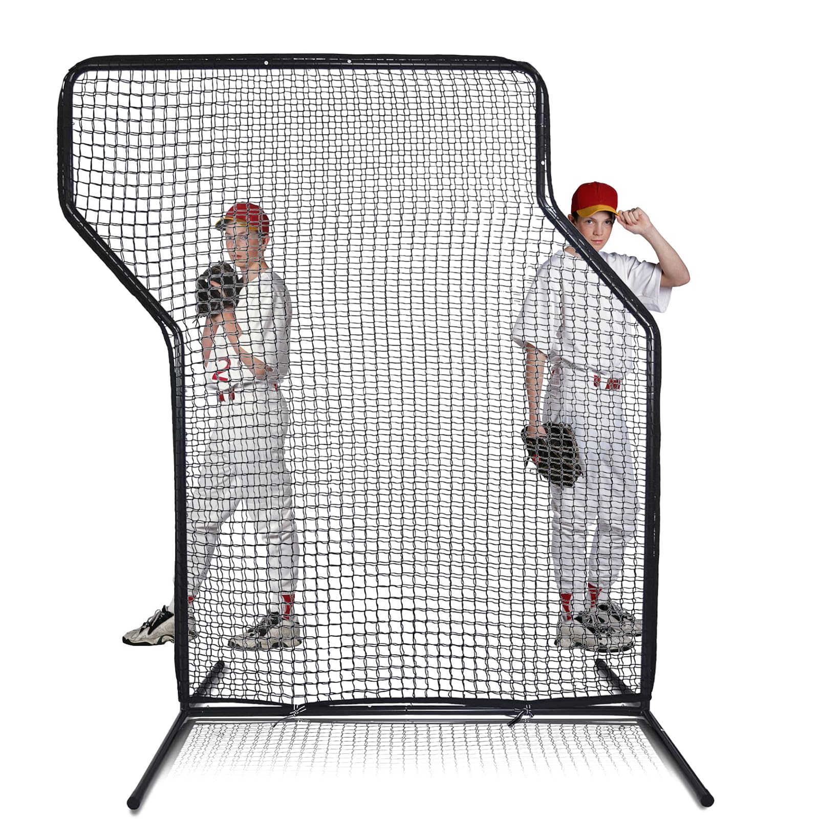 FLITURE 野球ネット 1.8×1.0×2.1M Z字型 野球練習ネット 野球フェンス 投手保護 プロテクトネット 投球 防球ネット バックネット ジュニア組み立て式 ダブルネット 室内 屋外チームトレーニン… Amazon | FLITURE 野球ネット 1.8×1.0×2.1m Z字型 野球練習ネット 野球