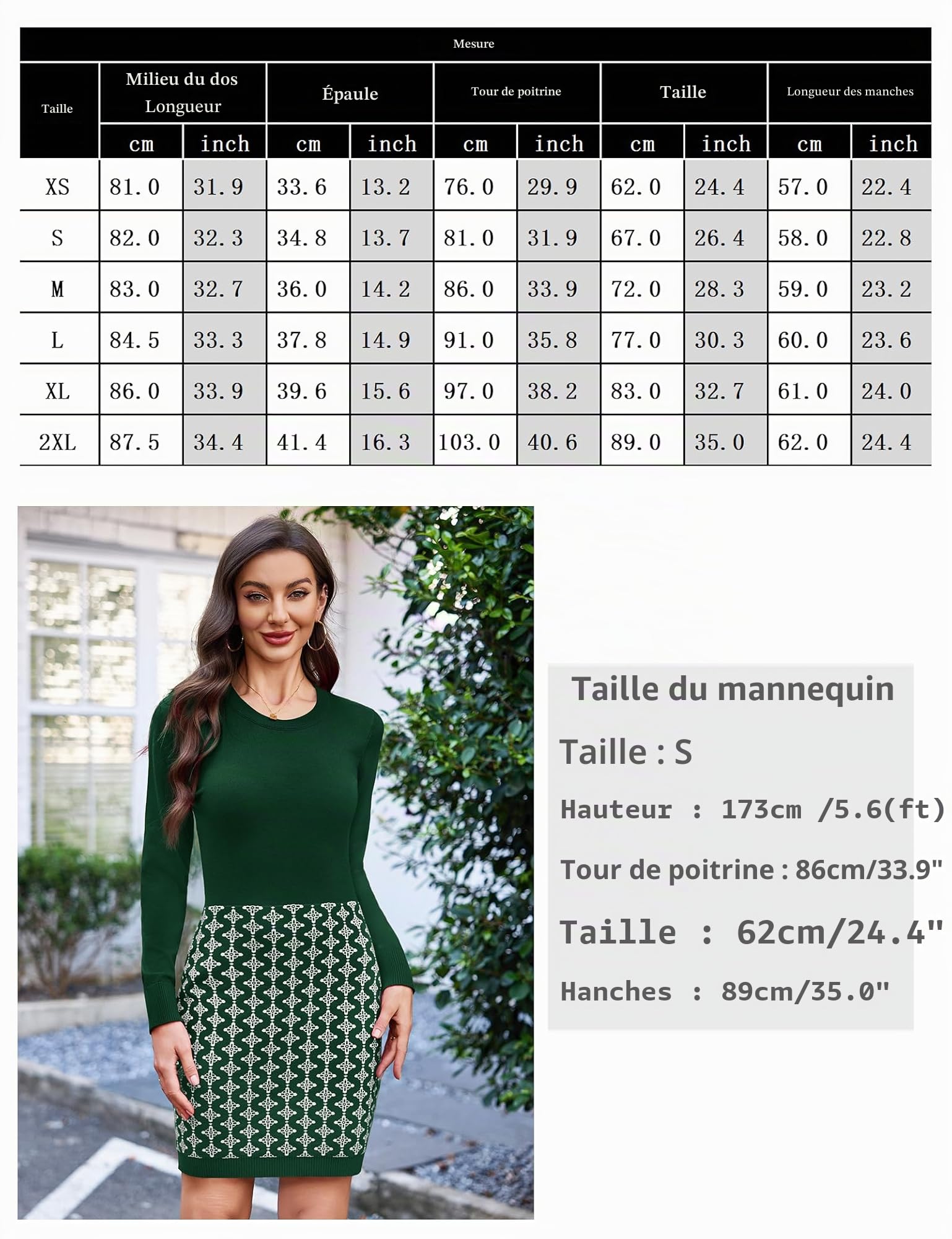 Gyabnw Robe Pull Femme Col Rond Manches Longues | Maille tricotée, Pour bureau et fêtes