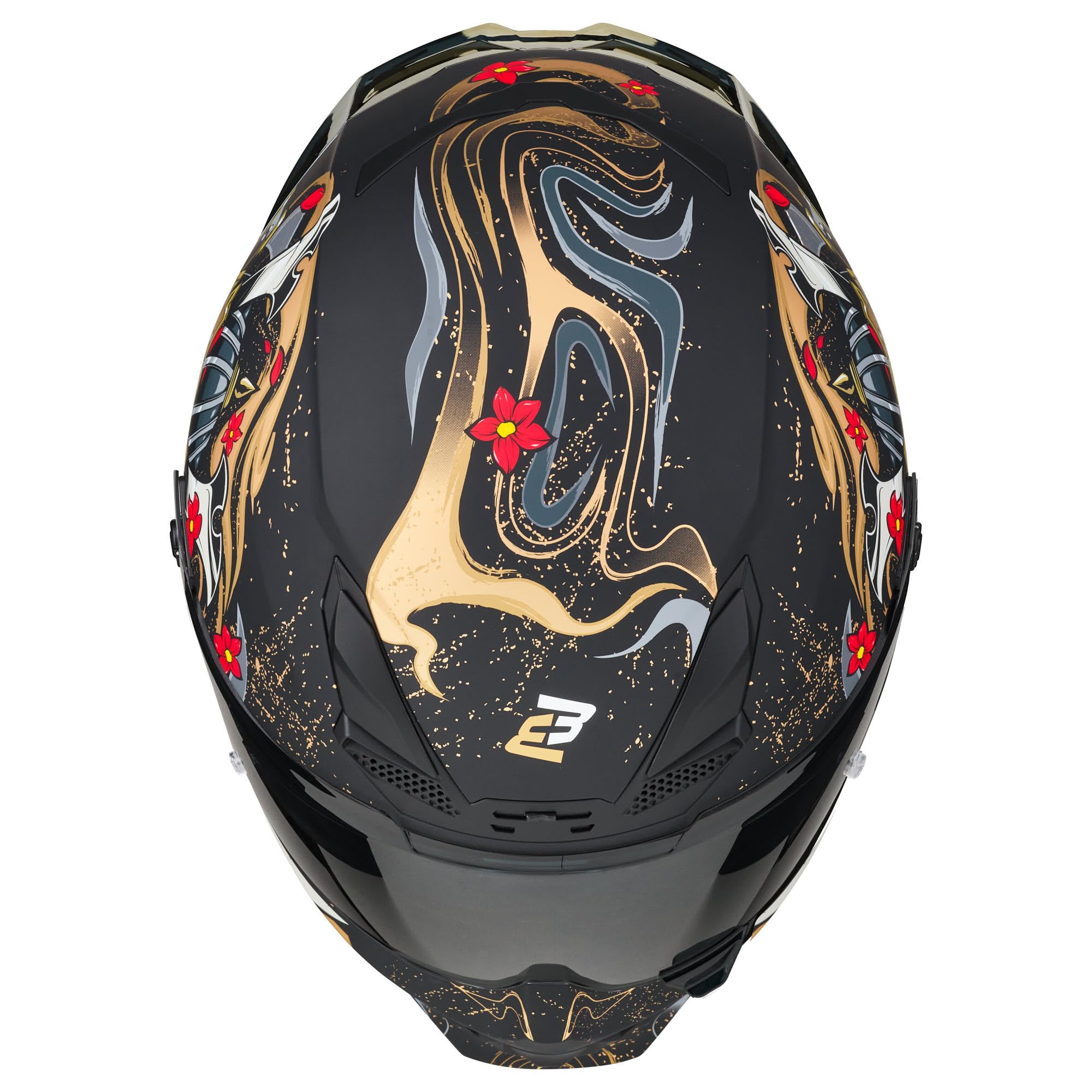 Bogotto Blade Armour Casque noir/rouge XS Pinlock