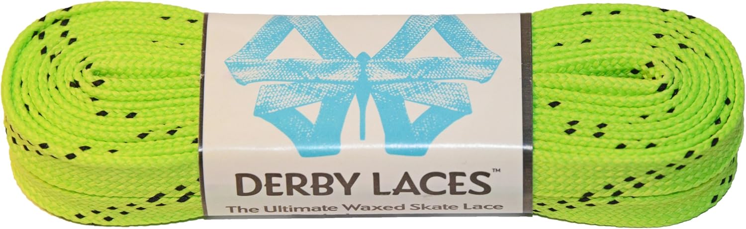 Derby Laces Lime Green 96 Inch Waxed Skate Lace for Botswana Ubuy