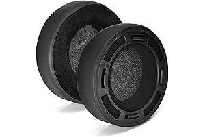 SUNDARA Replacement Earpad Velvet Leatherette Ear Pads