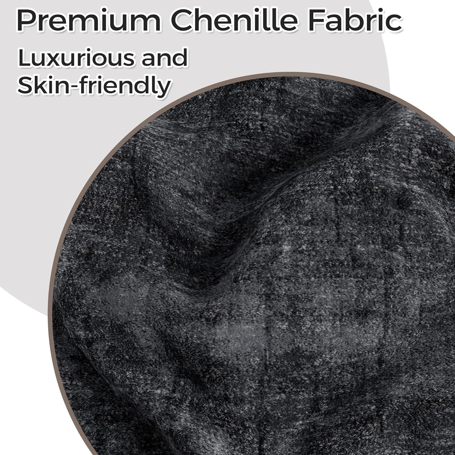 Convertible Queen Sofa Bed, 63 Inch Chenille Pull Out Couch with Side Table, 3 Seat Pull Out Sofa Bed with Level Adjustable Backrest, Comfy Sleeper Sofas for Living Room, Apartment, Black