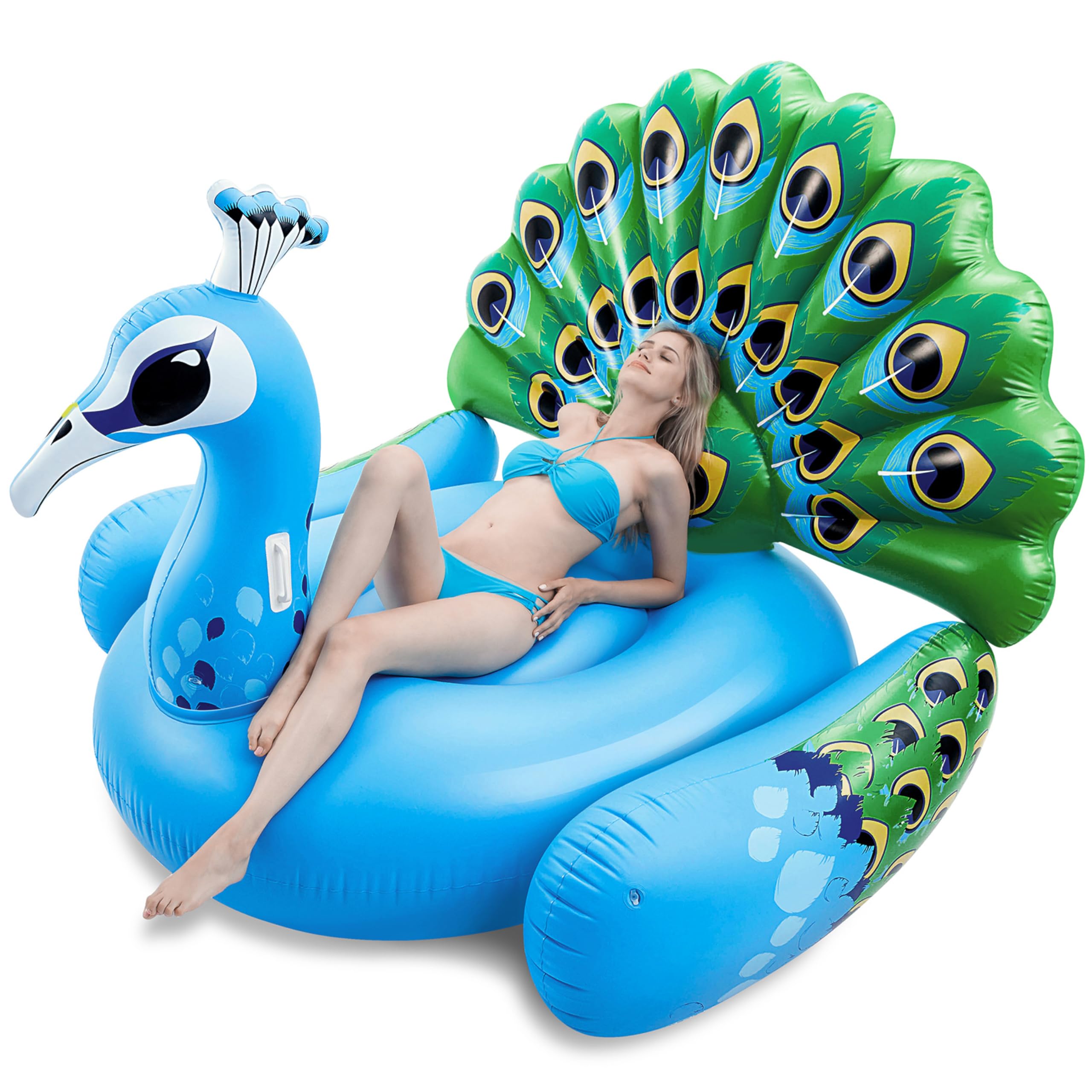 JOYIN Inflatable Peacock Pool Float