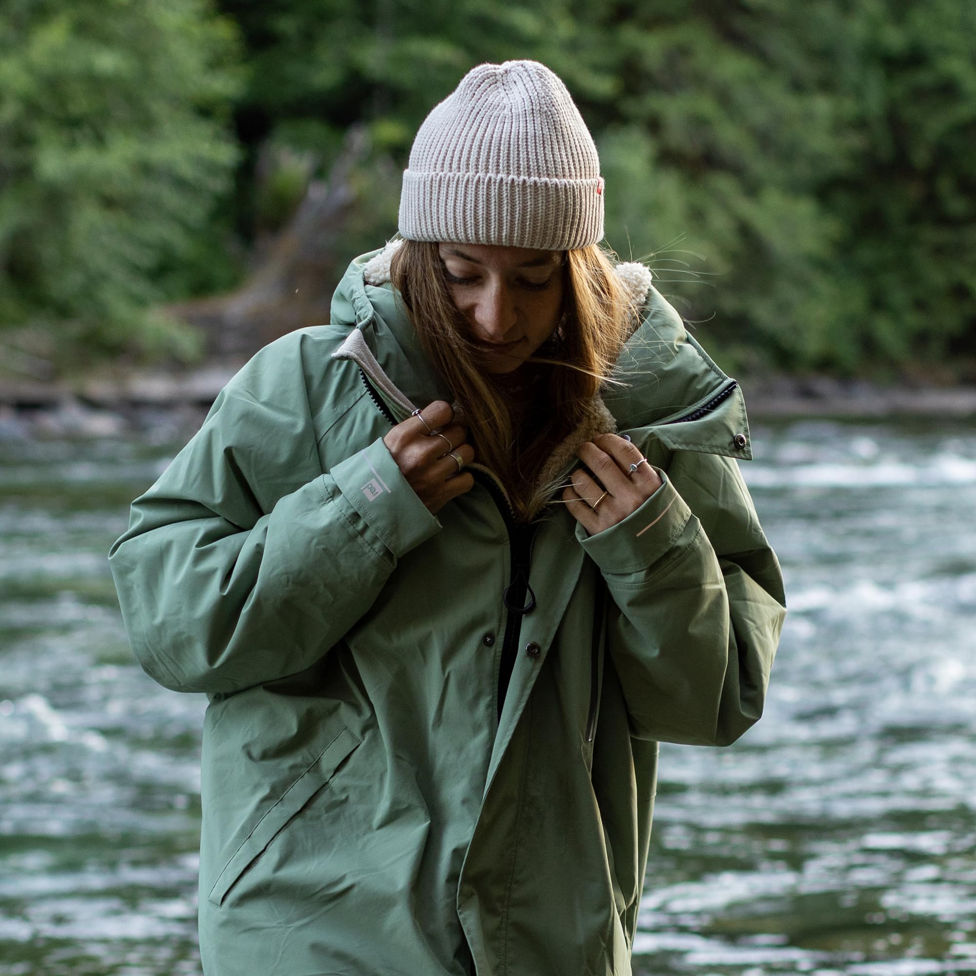 Red Original Flow Beanie - Unisex - 100% Bio-Baumwolle - Einheitsgröße