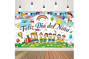 Celebrate Day of the Mexican Child in Vibrant Style with Colorful Backdrop