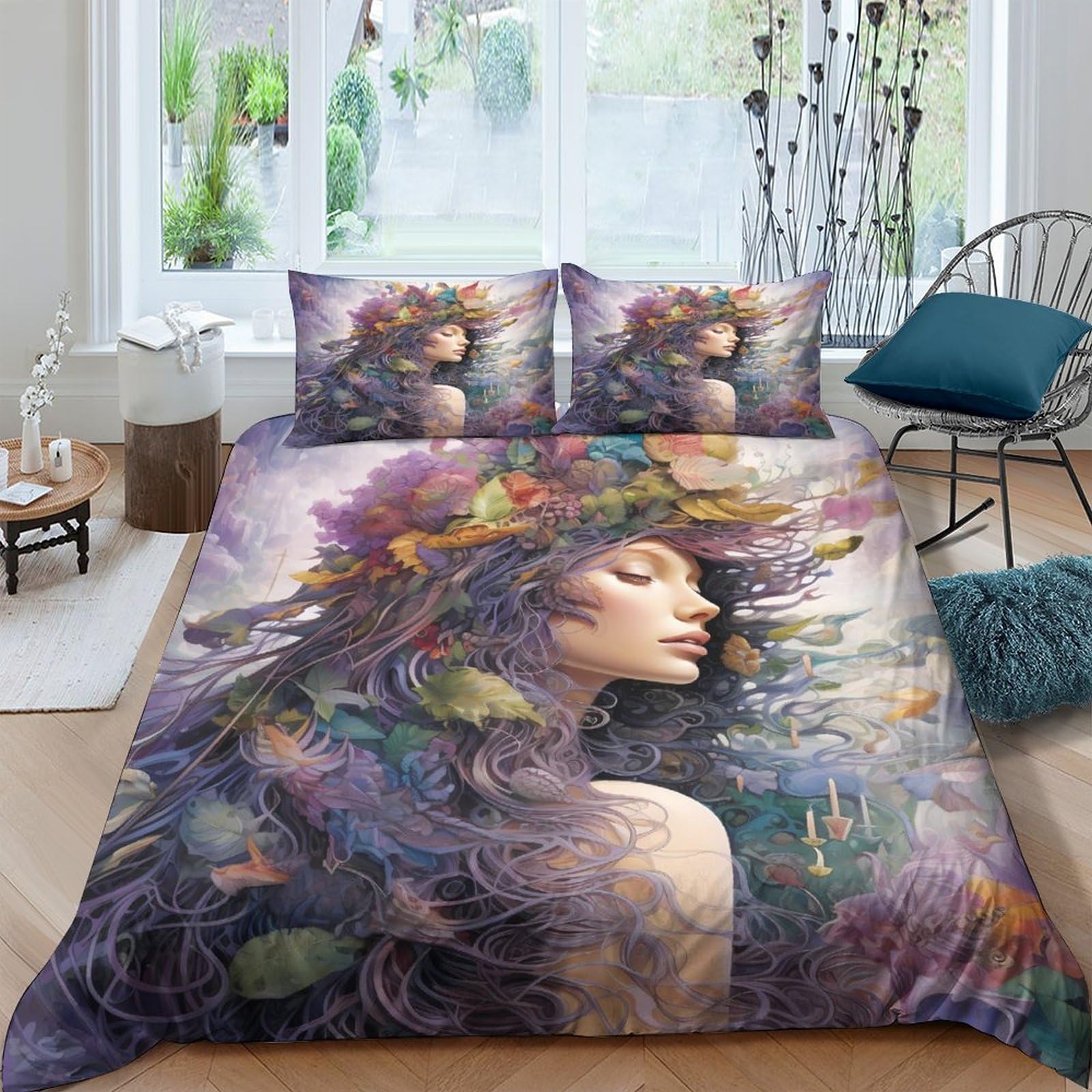 Parure de lit papillon 3D art fantastique, l'idée cadeau King idéale